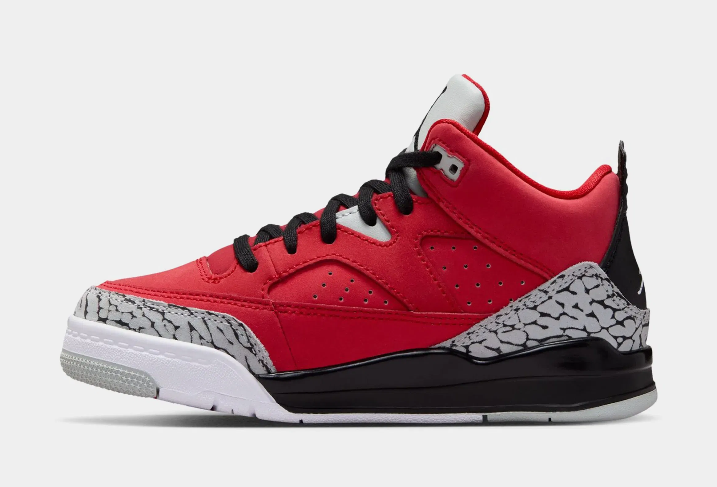 Air Jordan Son of Mars Low Preschool Lifestyle Shoes (Fire Red/Grey Mist/White/Black)