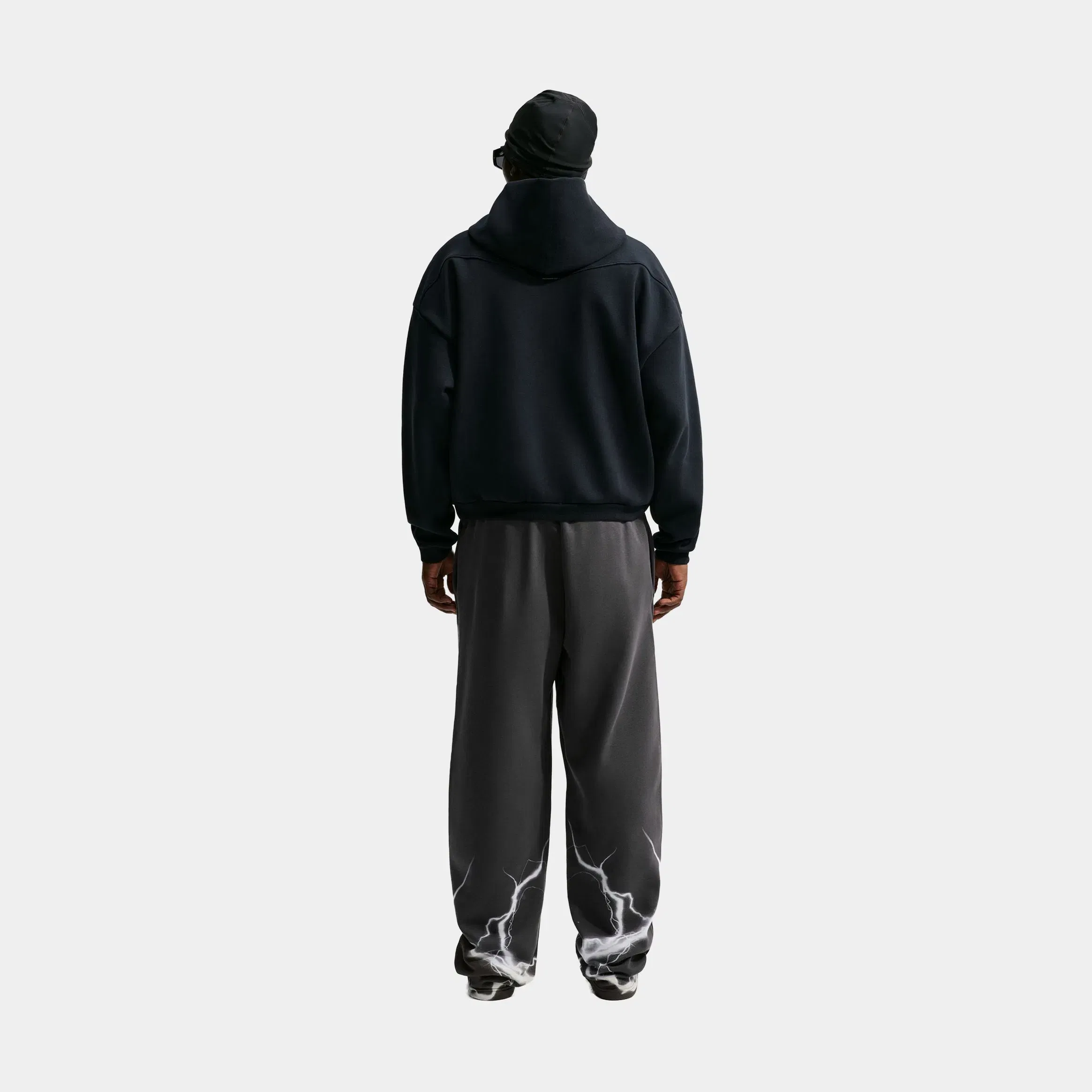 Nike Standard Issue Brushed Basketball Fleece Mens Pants (Anthracite/White/Pale Ivory)