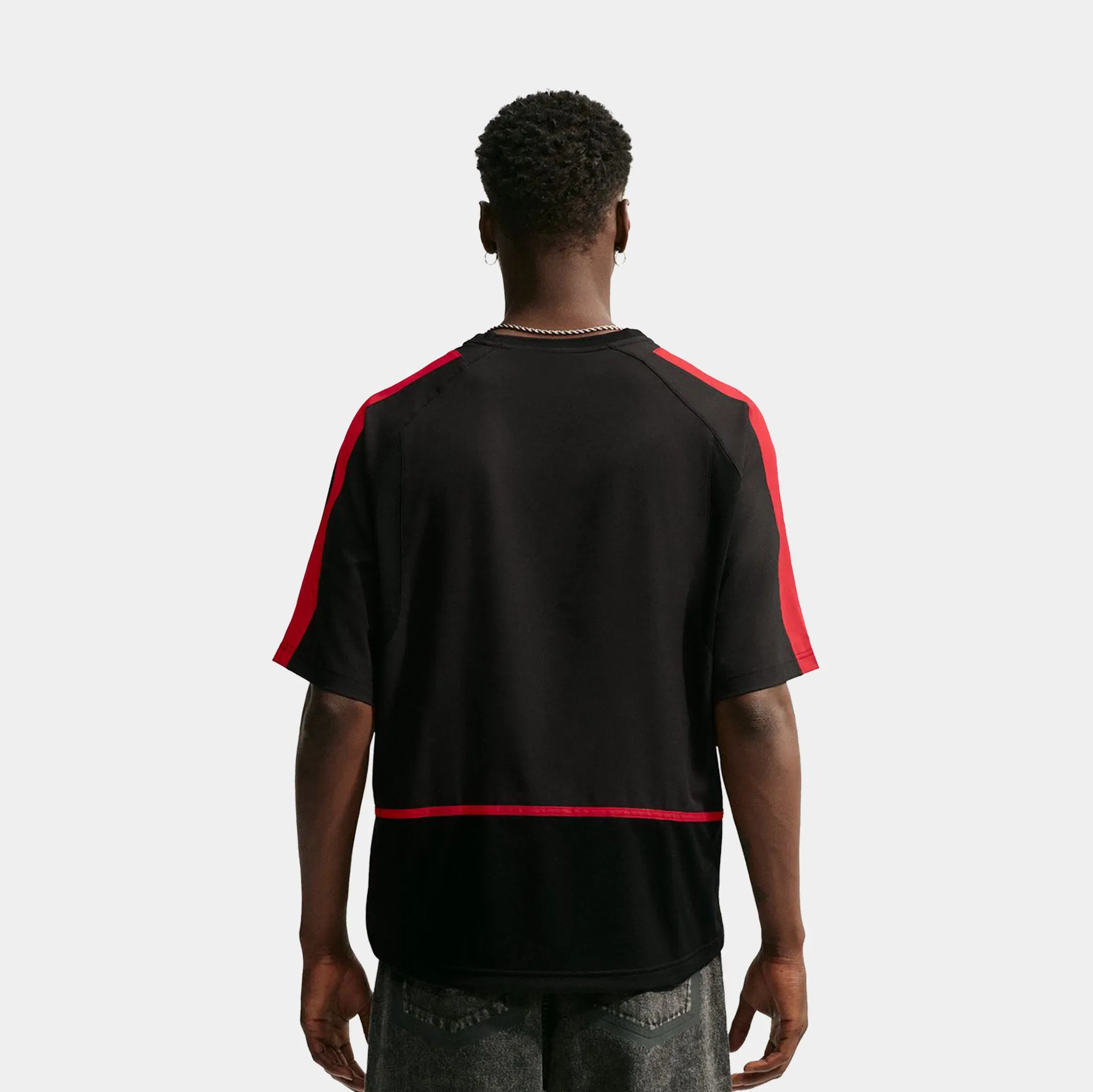 Nike Your Message Here Mens Jersey (Black/University Red/Safety Orange)