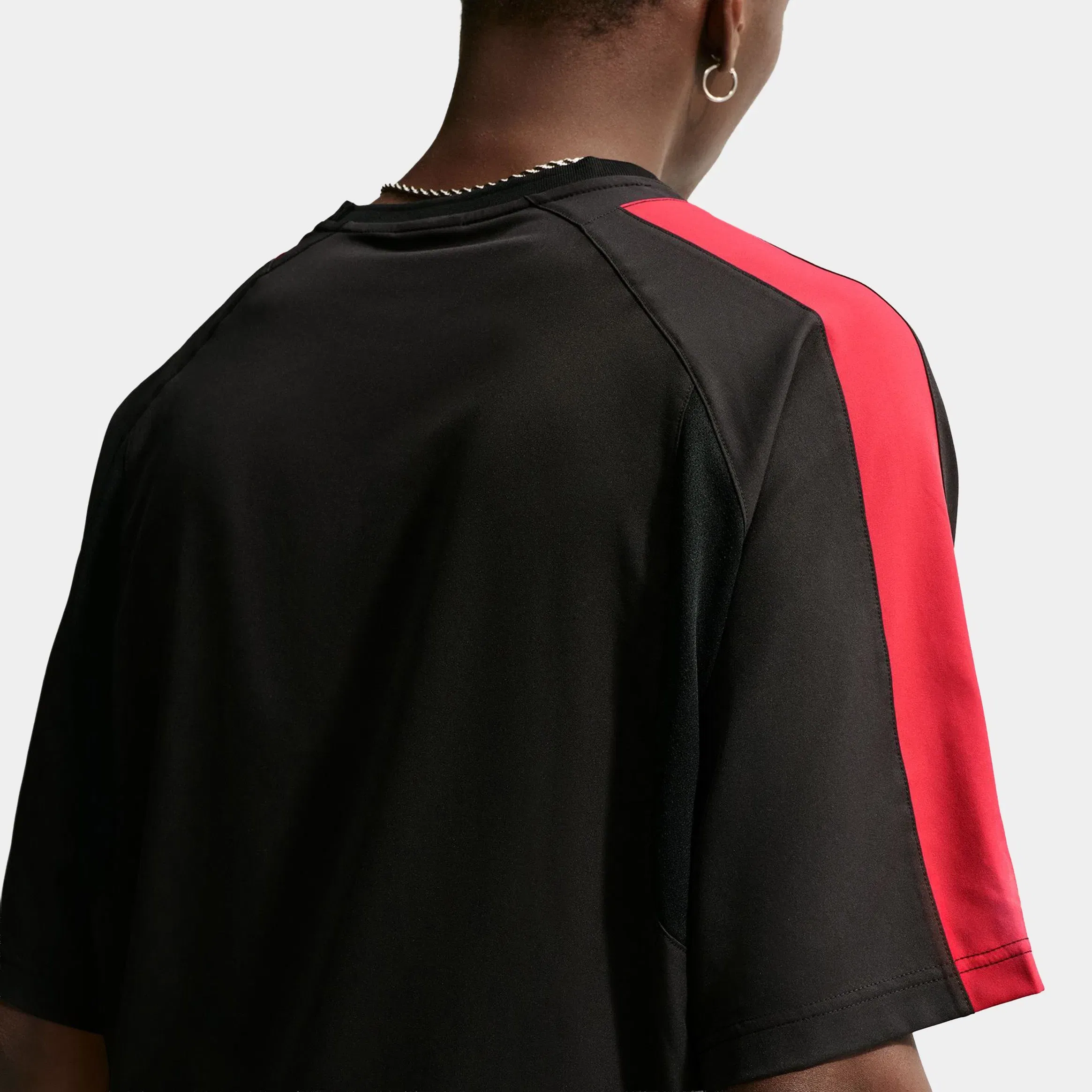 Nike Your Message Here Mens Jersey (Black/University Red/Safety Orange)