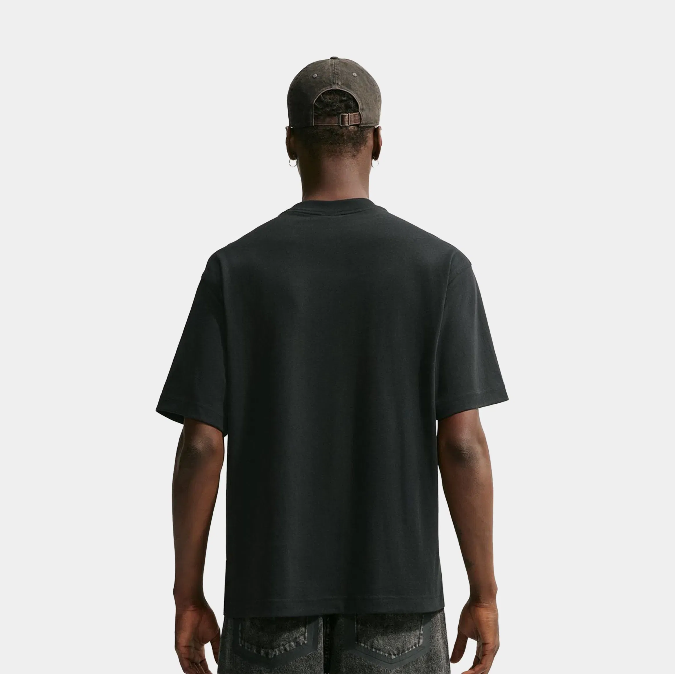 Nike Sportswear Good Vs Evil Loose Mens Short Sleeve Shirt (Black/Red)