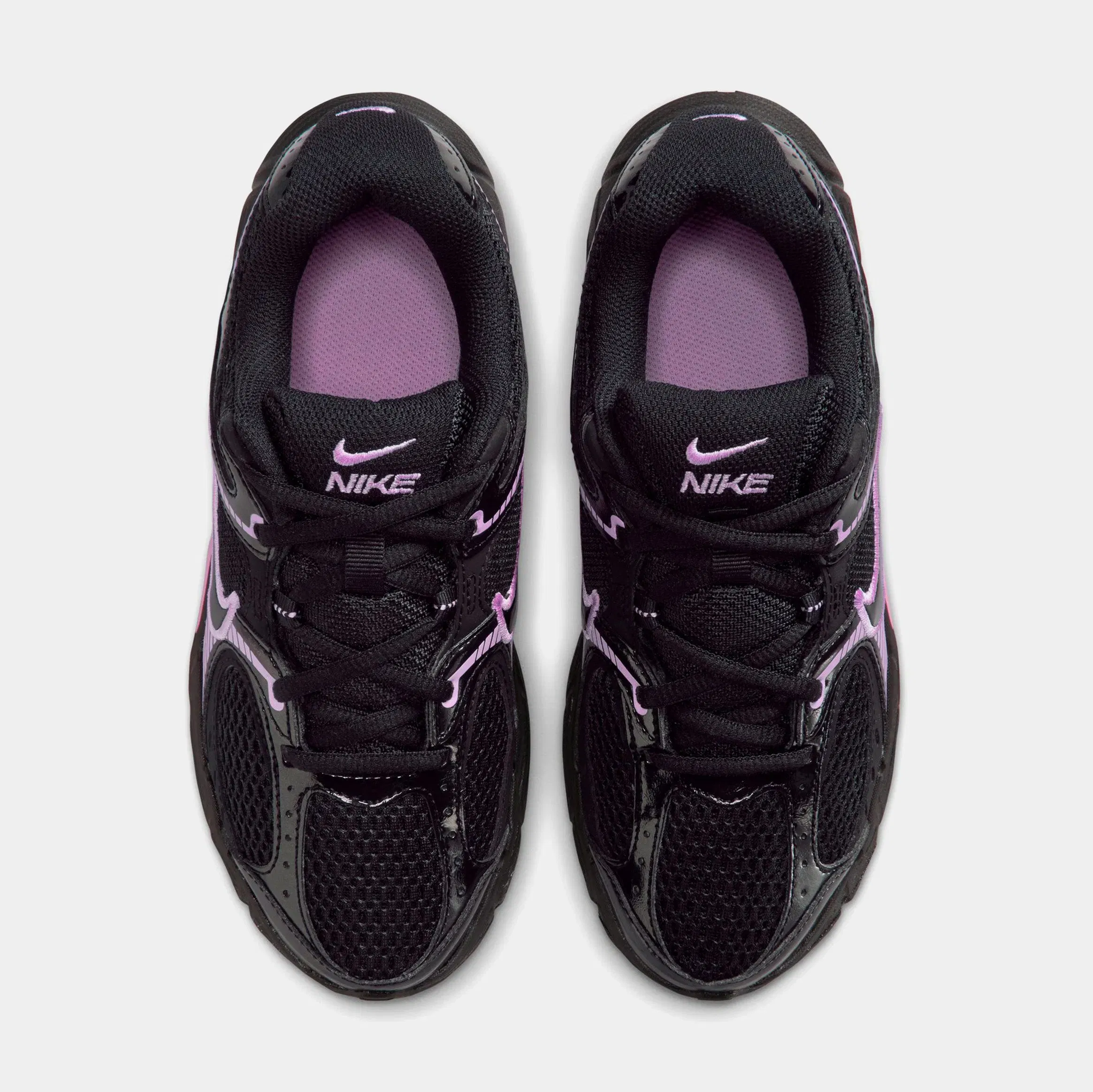 Nike V5 RNR Grade School Running Shoes (Black/Black/Pink Rise)