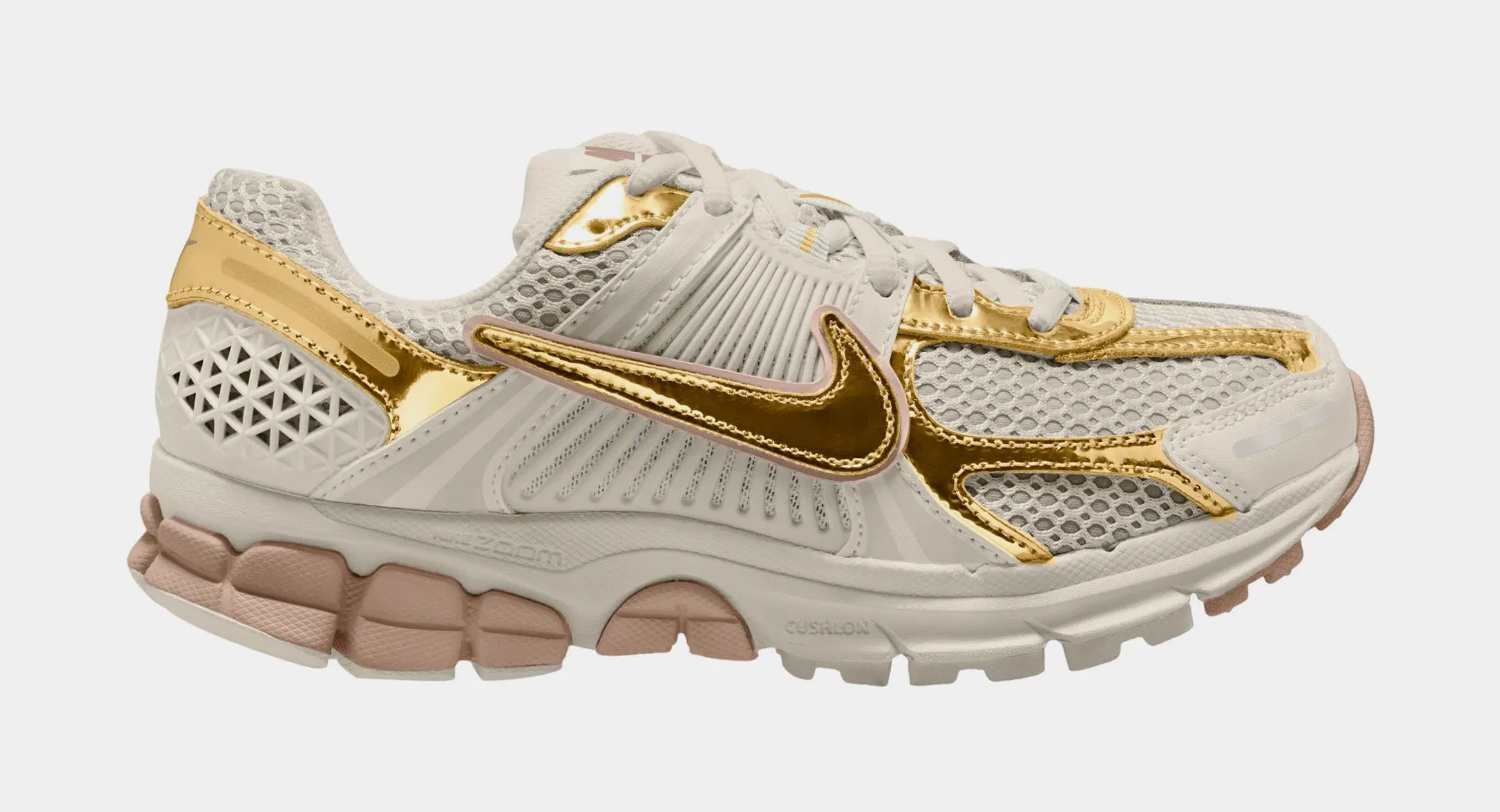 Nike Zoom Vomero 5 Womens Running Shoes (Light Orewood Brown/Metallic Gold/Hemp)
