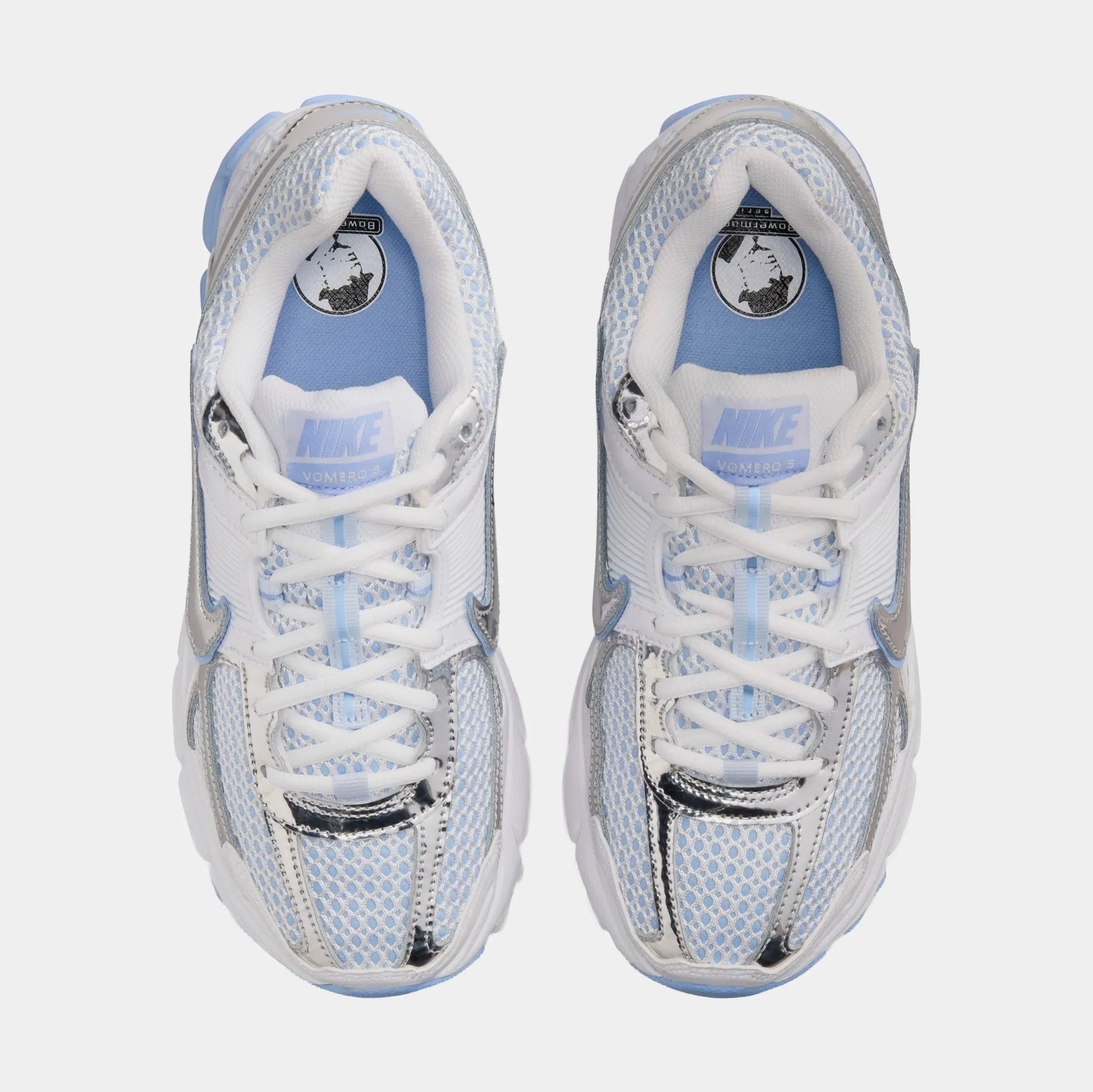 Nike Zoom Vomero 5 Womens Running Shoes (White/Metallic Silver/Aluminum)