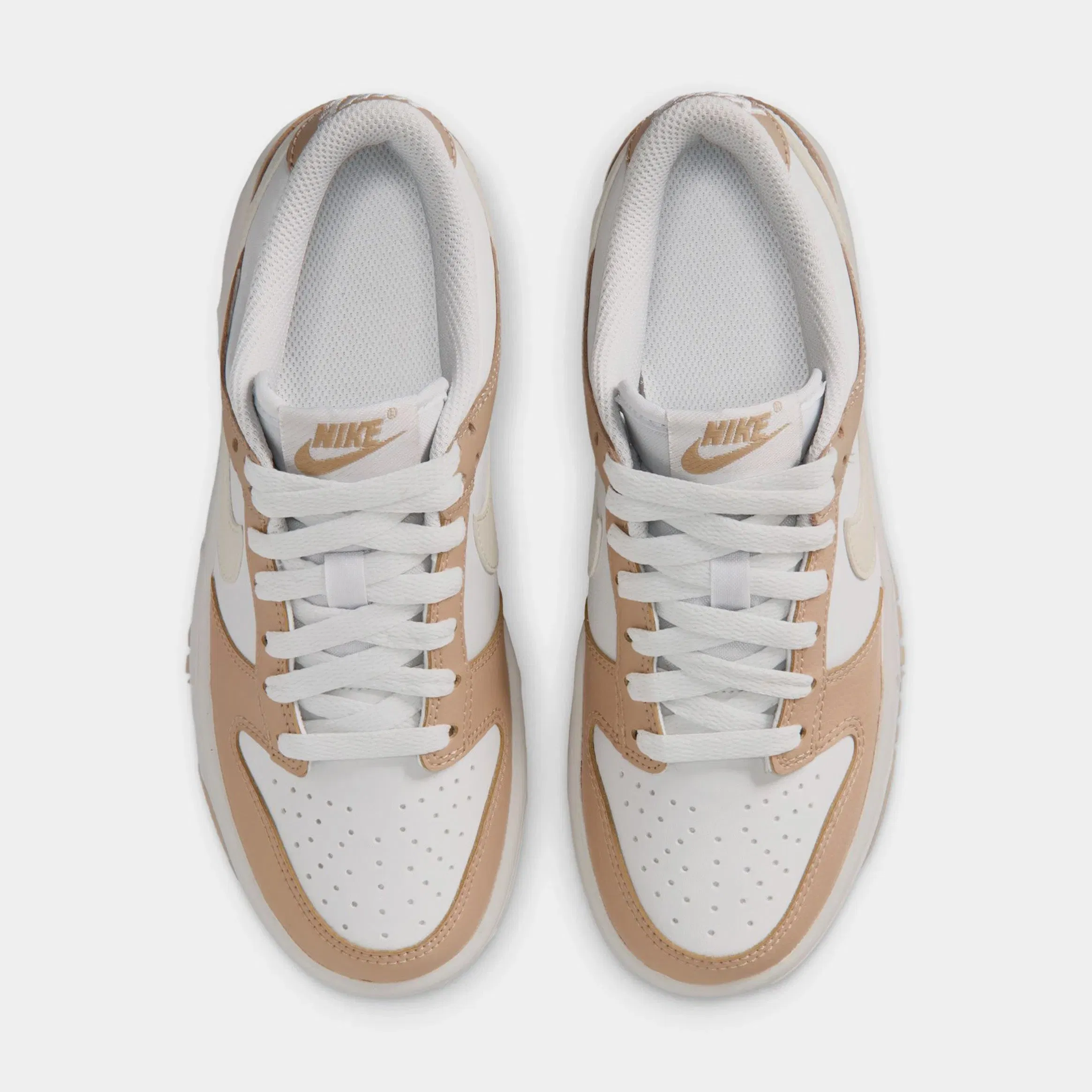 Nike Dunk Low Grade School Lifestyle Shoes (Linen/Sail/Platinum Tint)