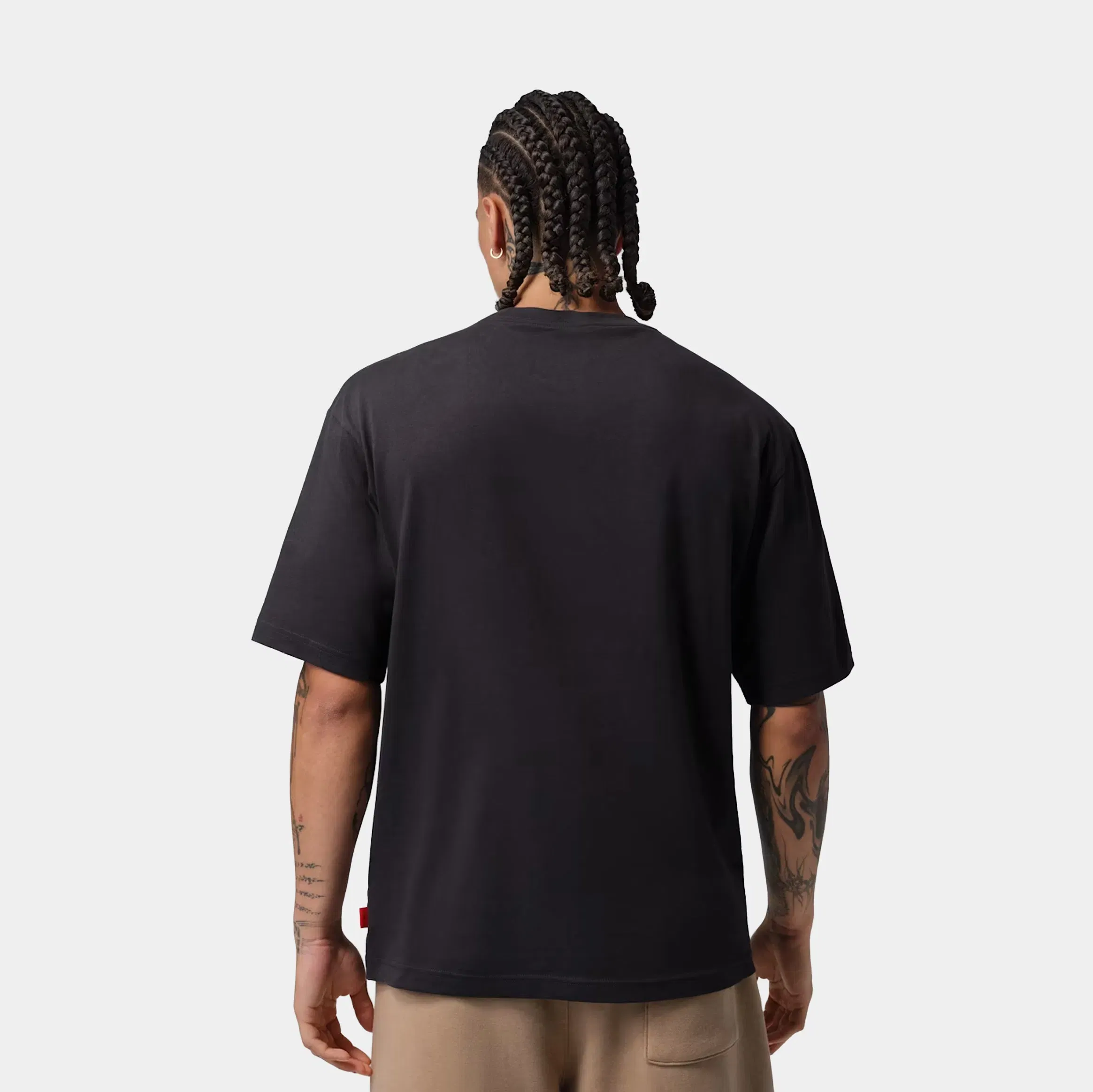 Air Jordan Brooklyn Mens Short Sleeve Shirt (Off Noir)