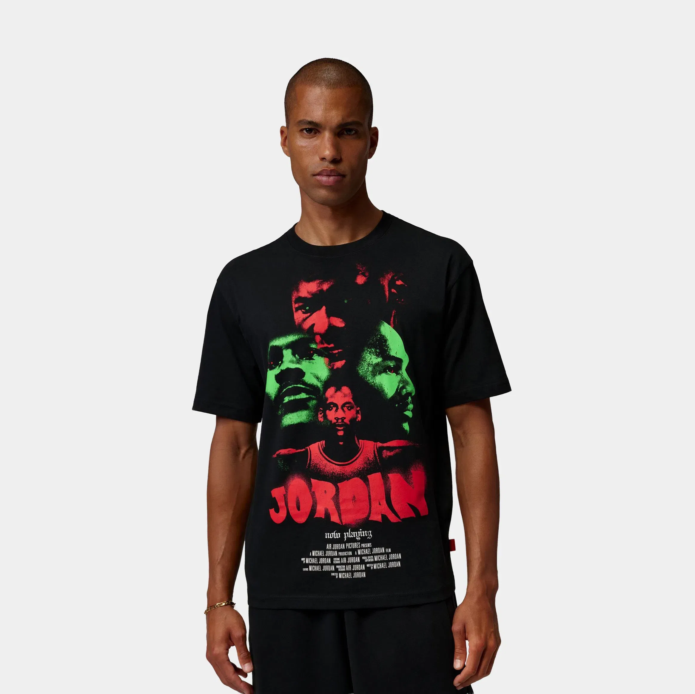 Air Jordan Brooklyn Mens Short Sleeve Shirt (Black)