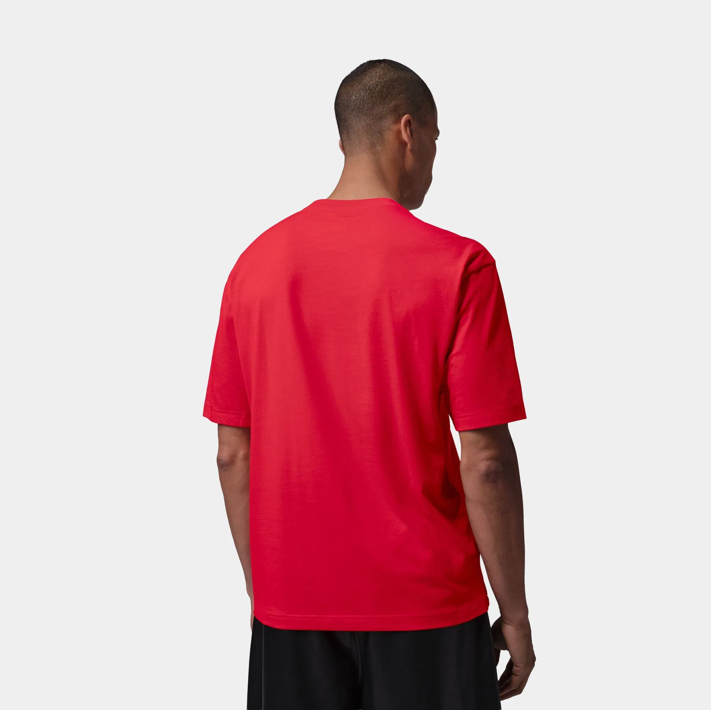 Air Jordan Brooklyn Mens Short Sleeve Shirt (University Red/Sail)