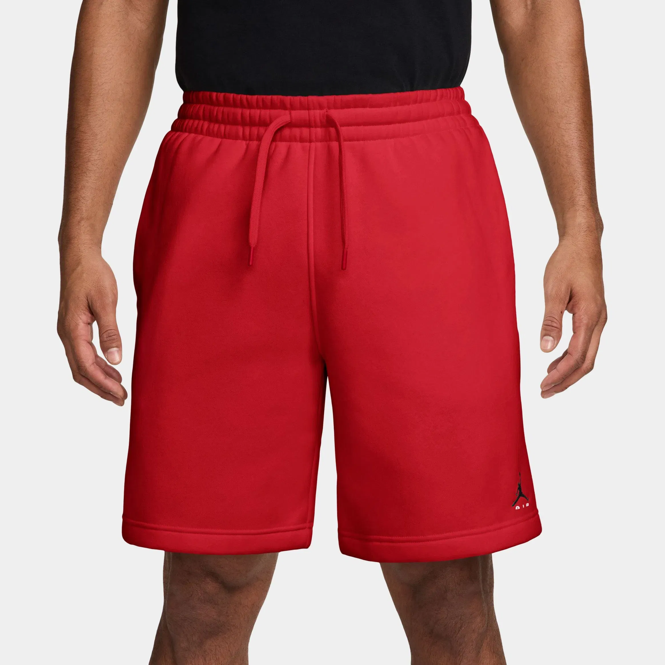 Air Jordan Brooklyn 9" Fleece Mens Shorts (University Red/Black)