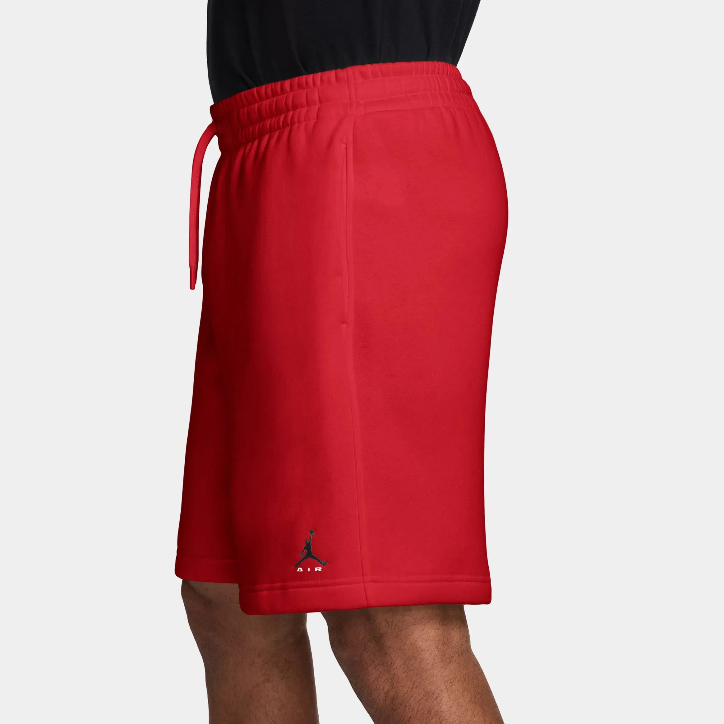 Air Jordan Brooklyn 9" Fleece Mens Shorts (University Red/Black)