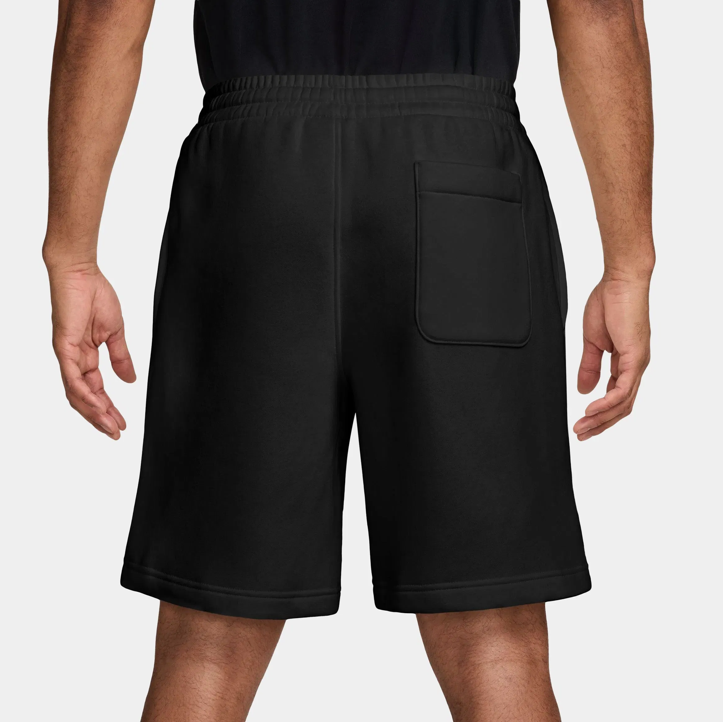 Air Jordan Brooklyn 9" Fleece Mens Shorts (Black/Red)