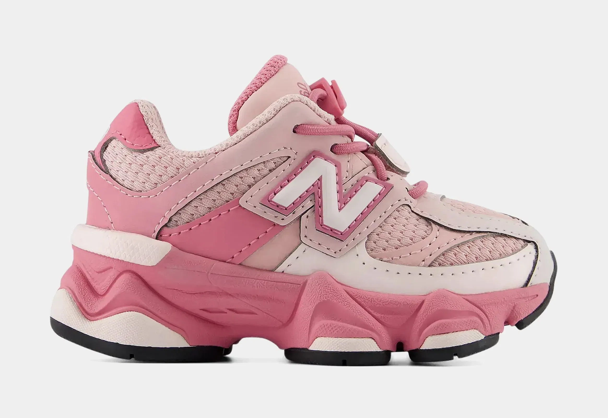 NEWBALANCE 9060 Bungee Infant Toddler Running Shoes (Pink Salt/Pink Eraser)
