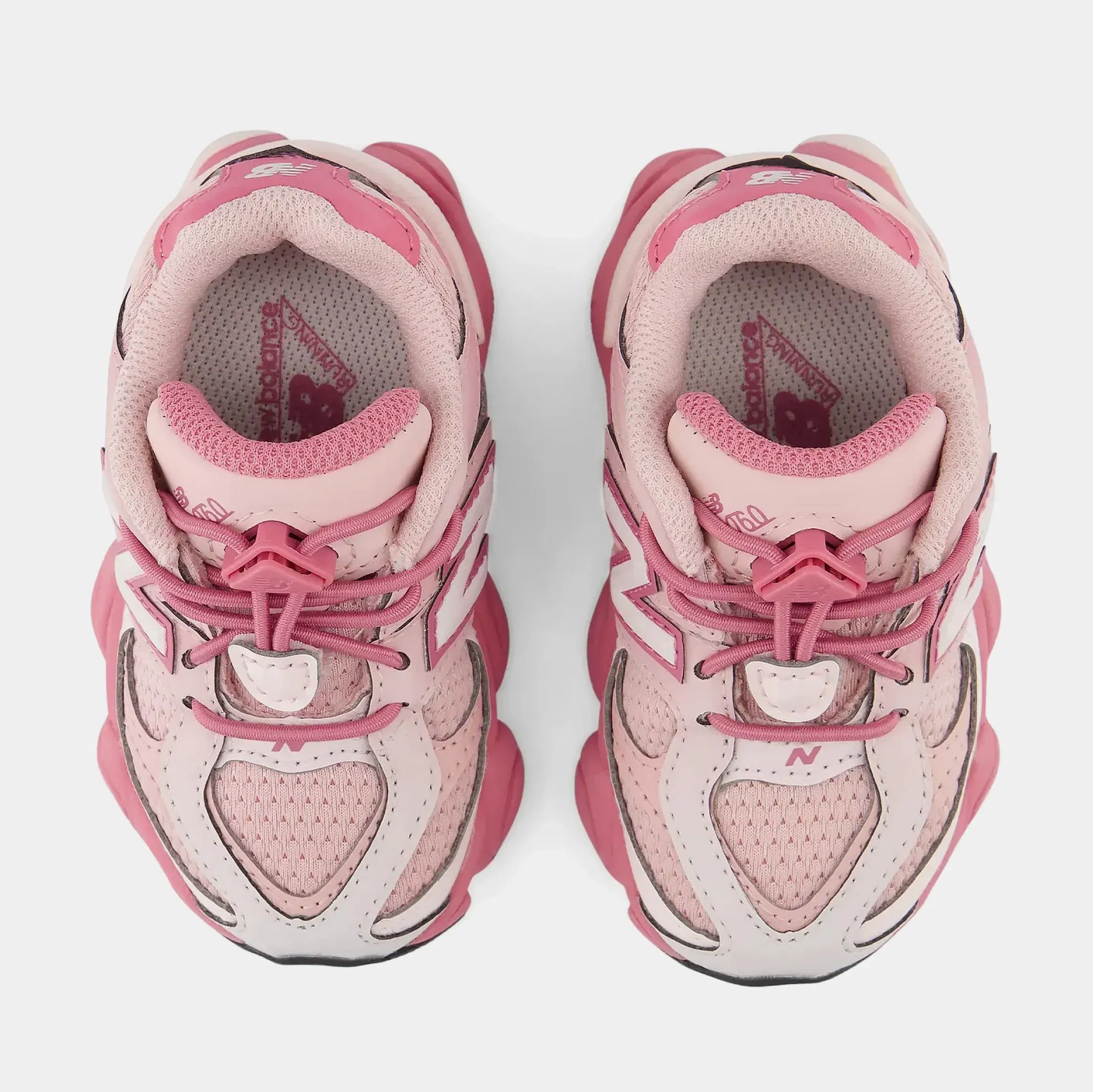 NEWBALANCE 9060 Bungee Infant Toddler Running Shoes (Pink Salt/Pink Eraser)