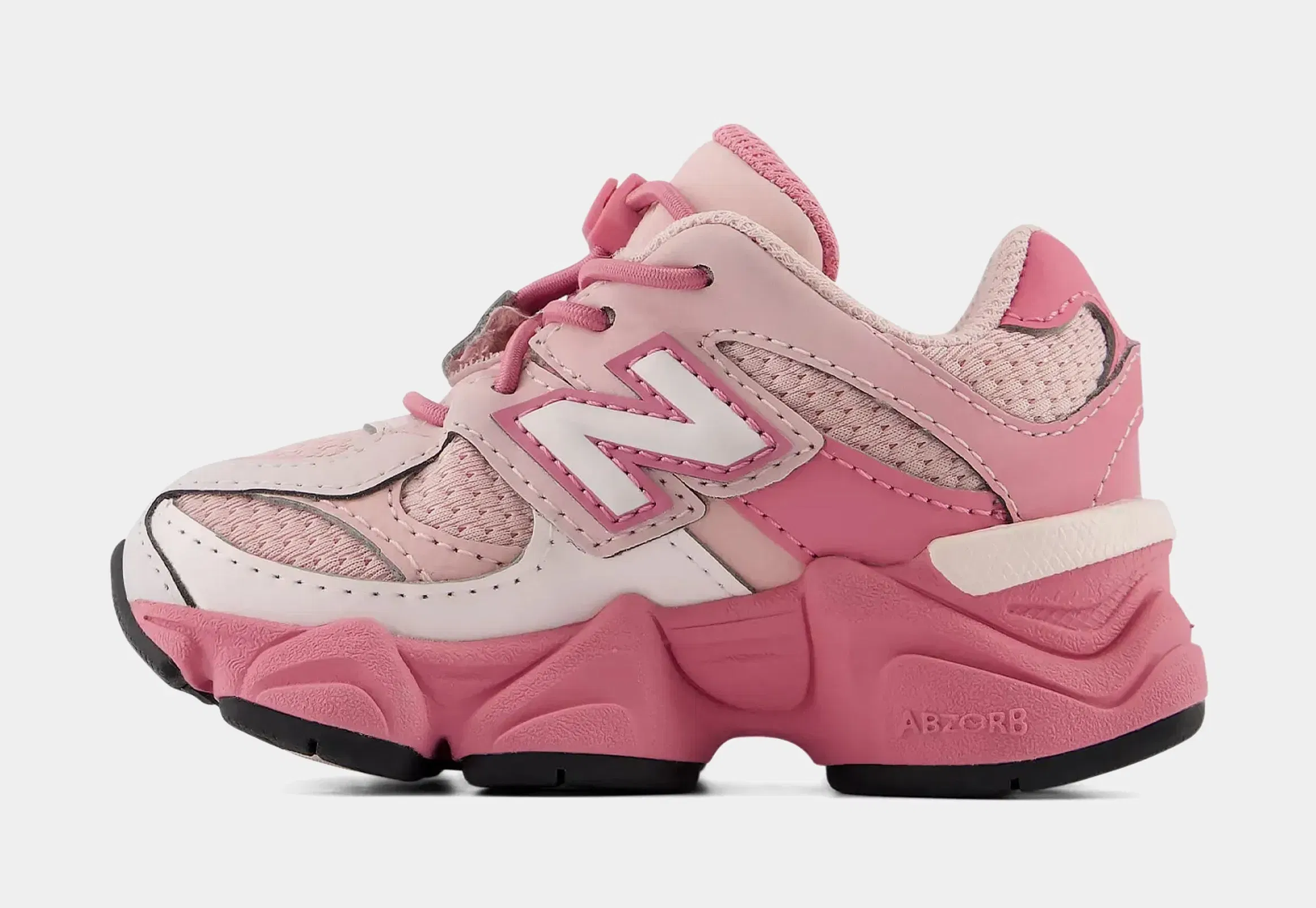 NEWBALANCE 9060 Bungee Infant Toddler Running Shoes (Pink Salt/Pink Eraser)
