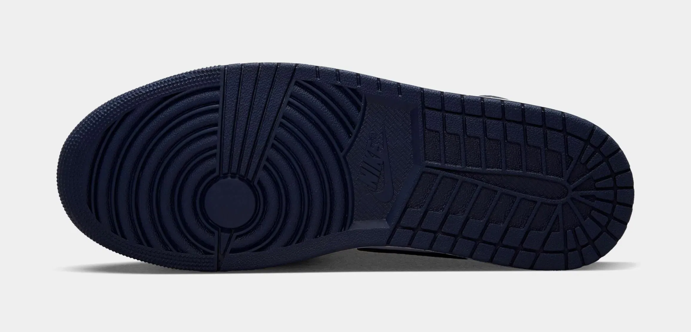 Air Jordan 1 Mid Obsidian Mens Lifestyle Shoes (Obsidian/Obsidian/White/Grey Fog)