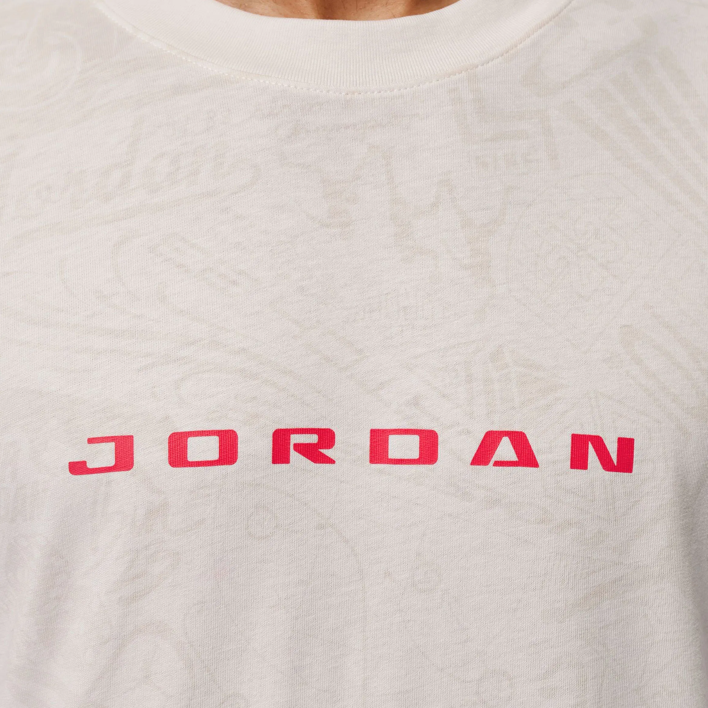 Air Jordan Brooklyn Mens Short Sleeve Shirt (Phantom/University Red)