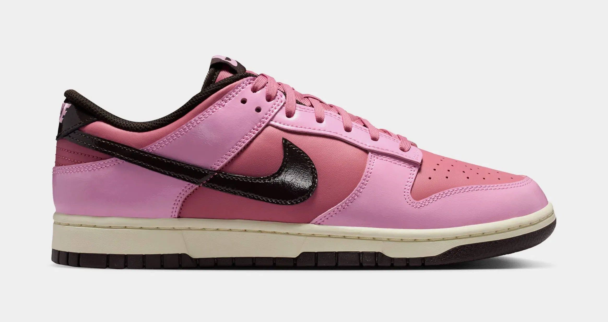 Nike Dunk Low Retro Mens Lifestyle Shoes (Pink Rise/Velvet Brown/Elemental Pink)