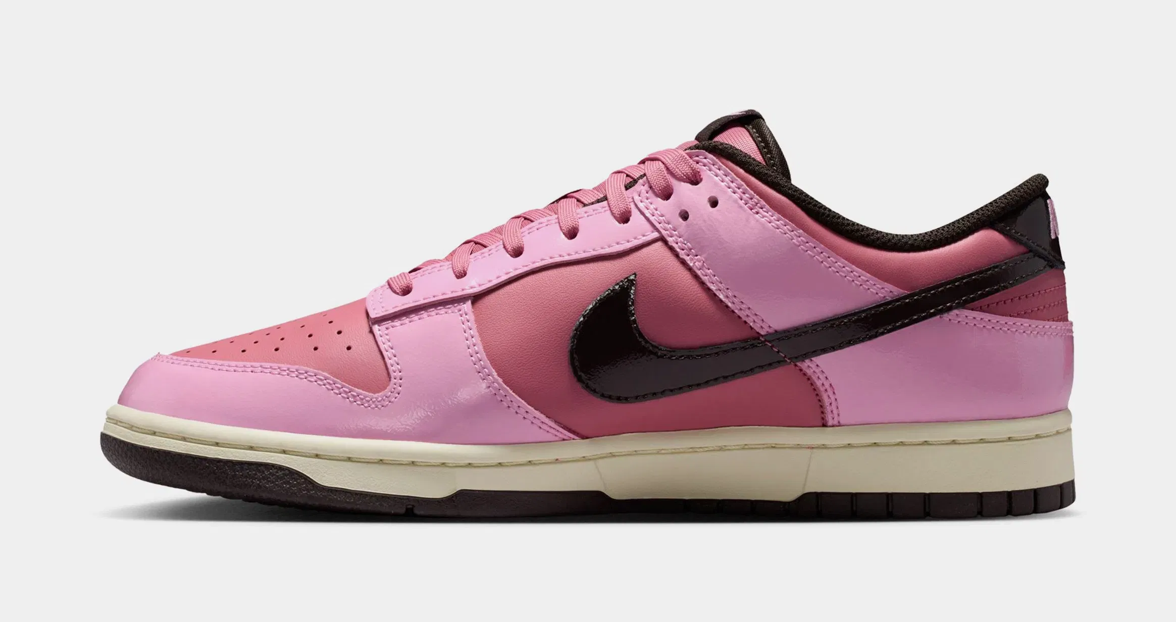 Nike Dunk Low Retro Mens Lifestyle Shoes (Pink Rise/Velvet Brown/Elemental Pink)
