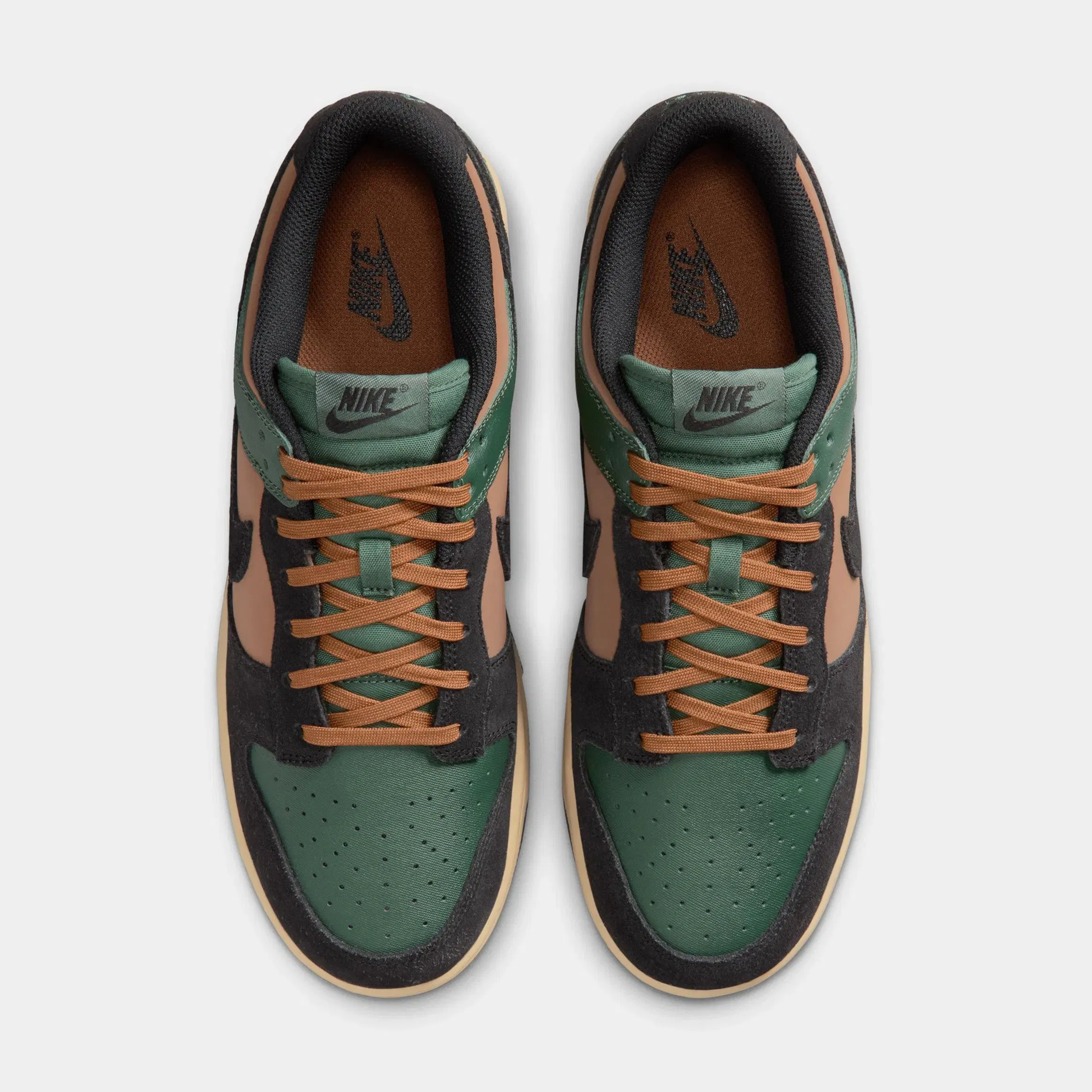 Nike Dunk Low Retro Mens Lifestyle Shoes (Fir/Light British Tan/Sesame/Black)