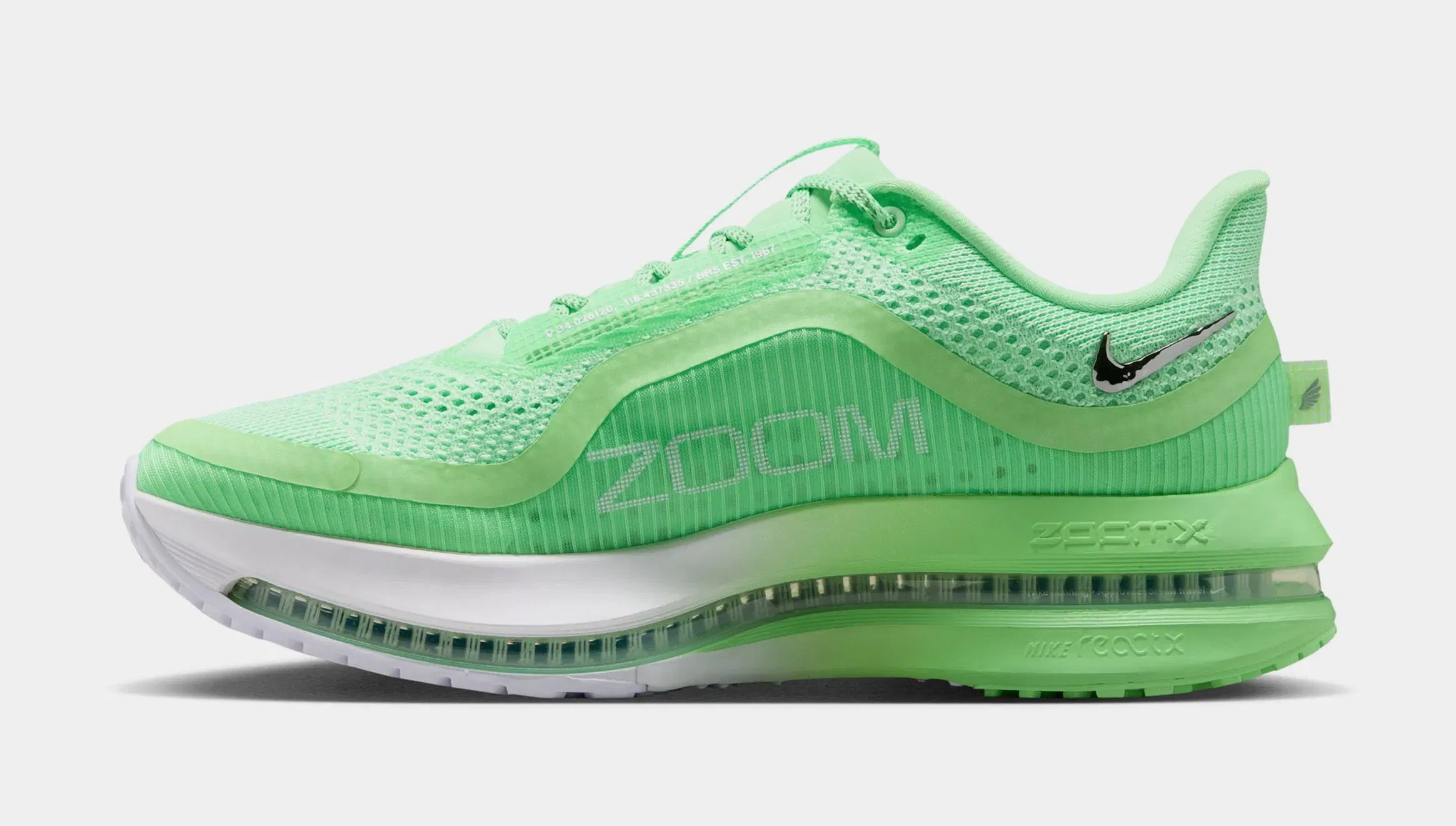 Nike Pegasus Premium Womens Running Shoes (Illusion Green/White/Metallic Silver)