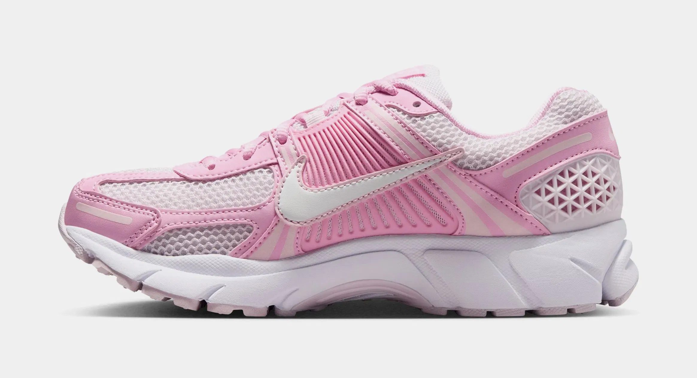Nike Vomero 5 Womens Running Shoes (Pink Rise/Bleached Lilac/Pink Foam/White)