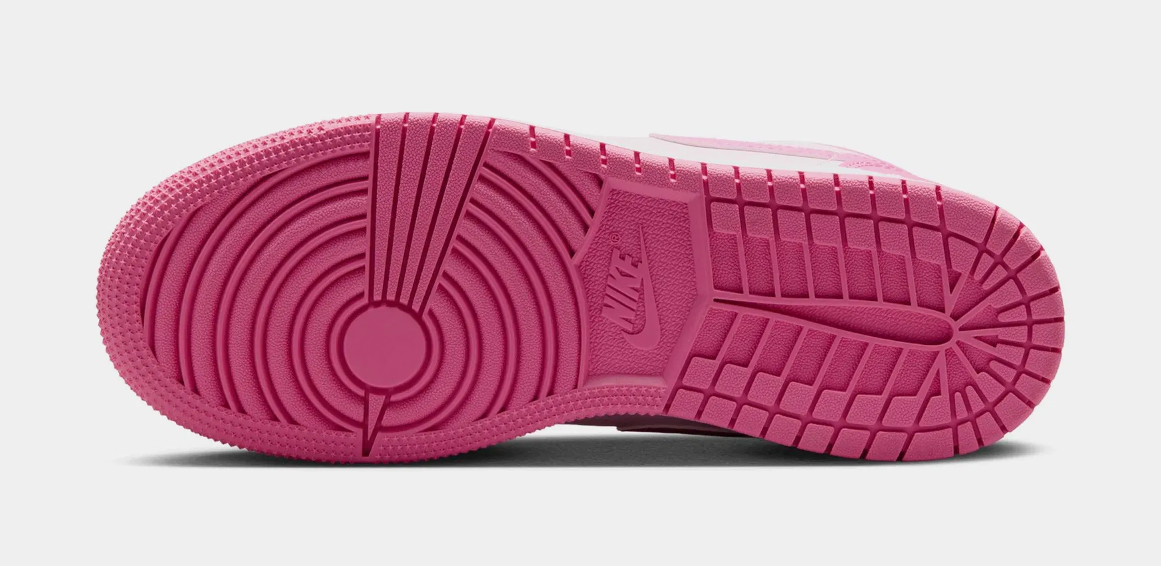 Air Jordan 1 Low Grade School Lifestyle Shoes (China Rose/White)