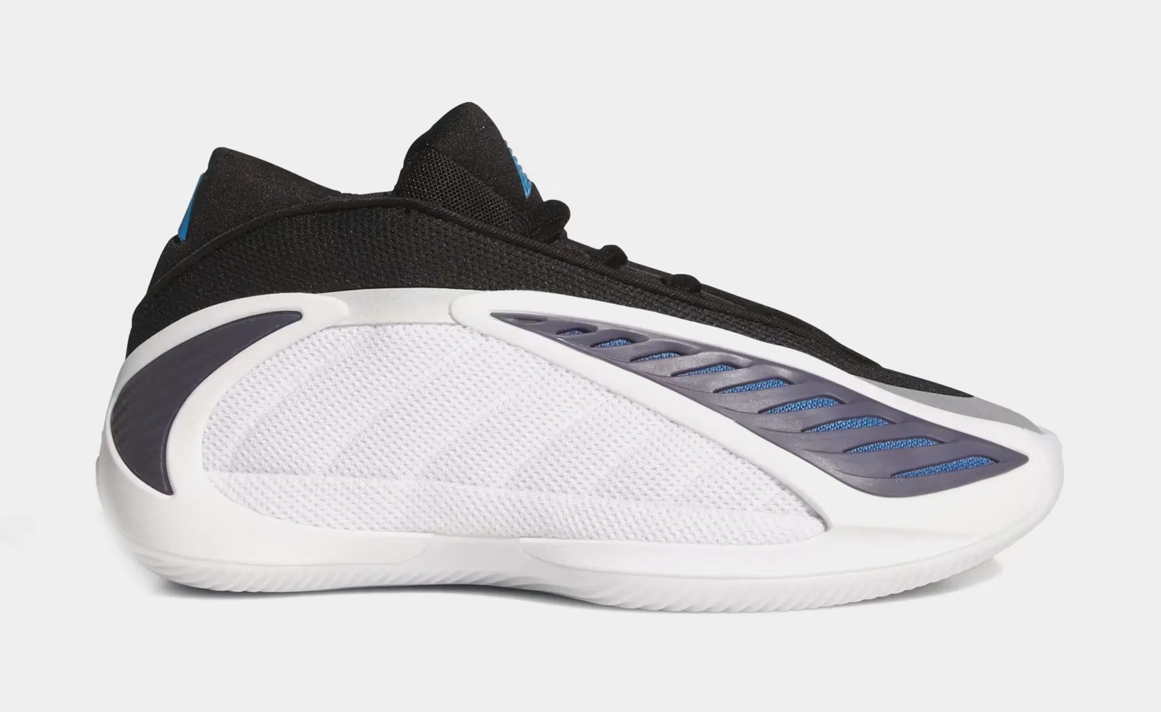 adidas Anthony Edwards 2 Alphadawg Grade School Basketball Shoes (Footwear White/Core Black/Dusty Ink)
