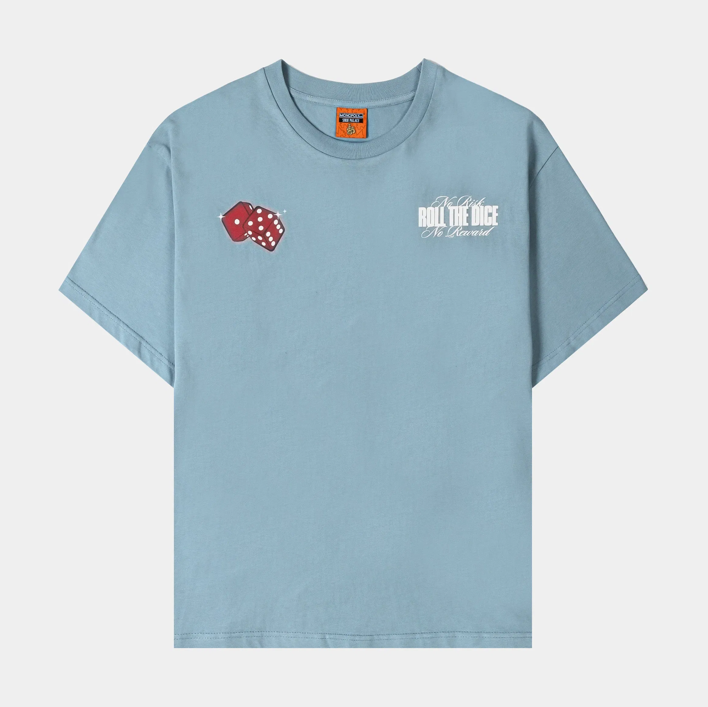 MONOPOLY X SP SP x Monopoly Take The Risk Mens Short Sleeve Shirt (Blue/Red)
