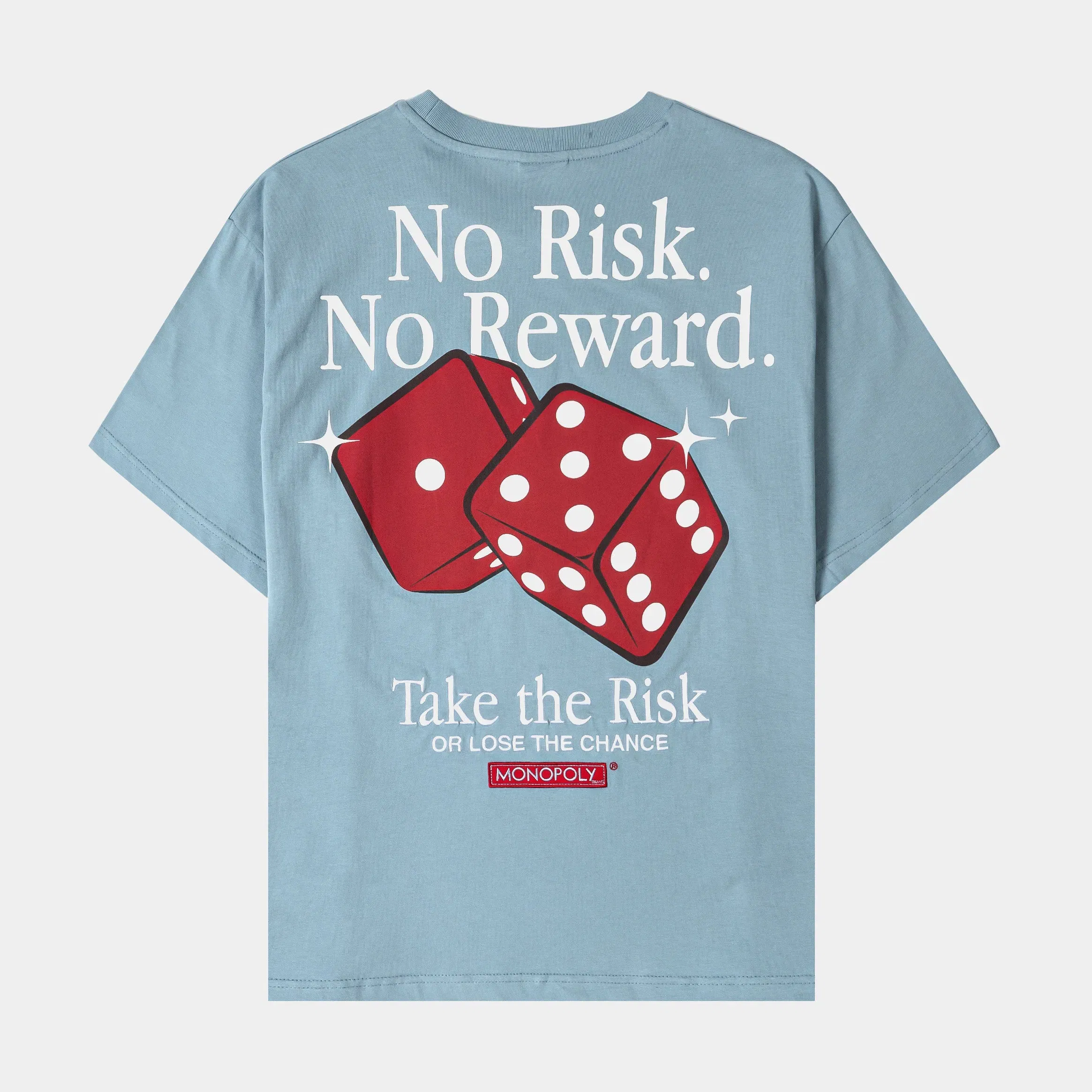 MONOPOLY X SP SP x Monopoly Take The Risk Mens Short Sleeve Shirt (Blue/Red)