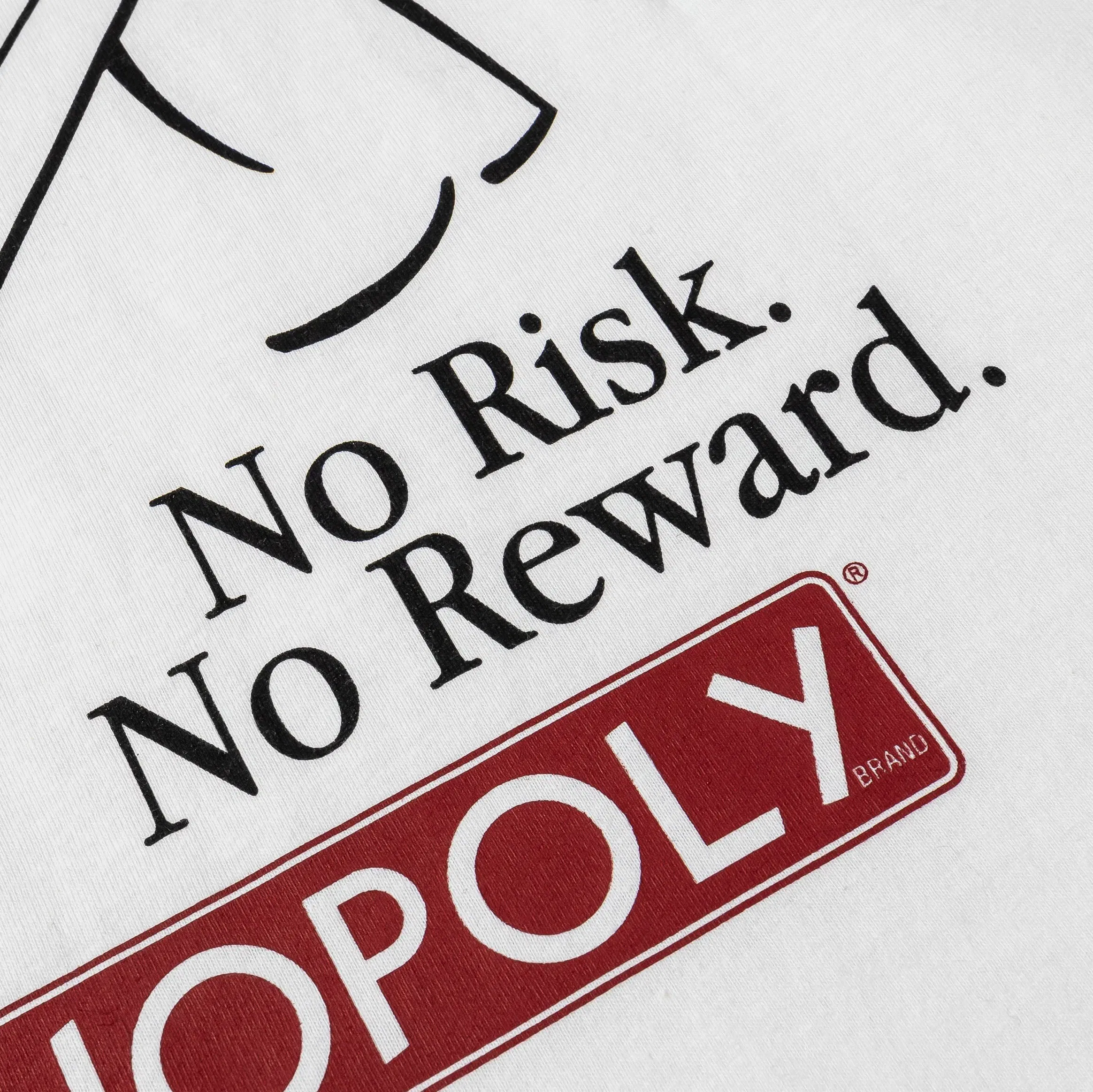 MONOPOLY X SP SP x Monopoly Take the Risk Mens Short Sleeve Shirt (White/Red)
