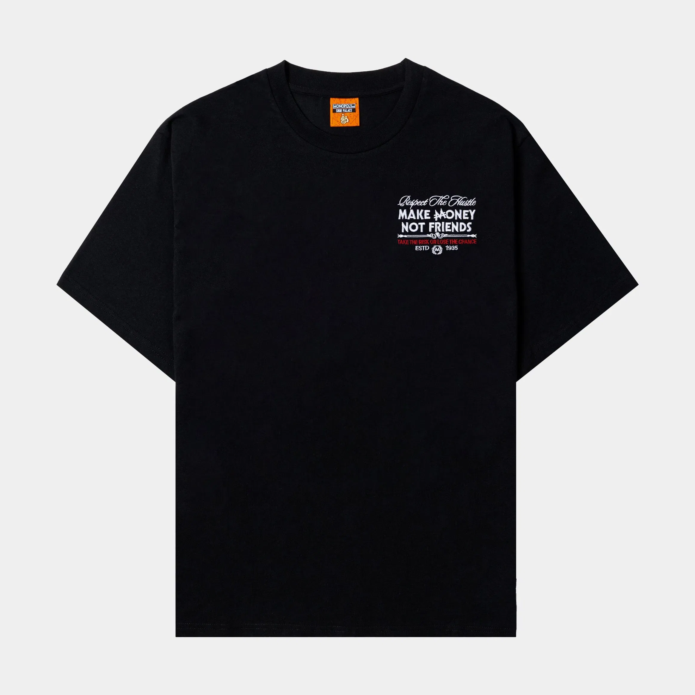 MONOPOLY X SP SP x Monopoly Take The Risk Mens Short Sleeve Shirt (Black/White)