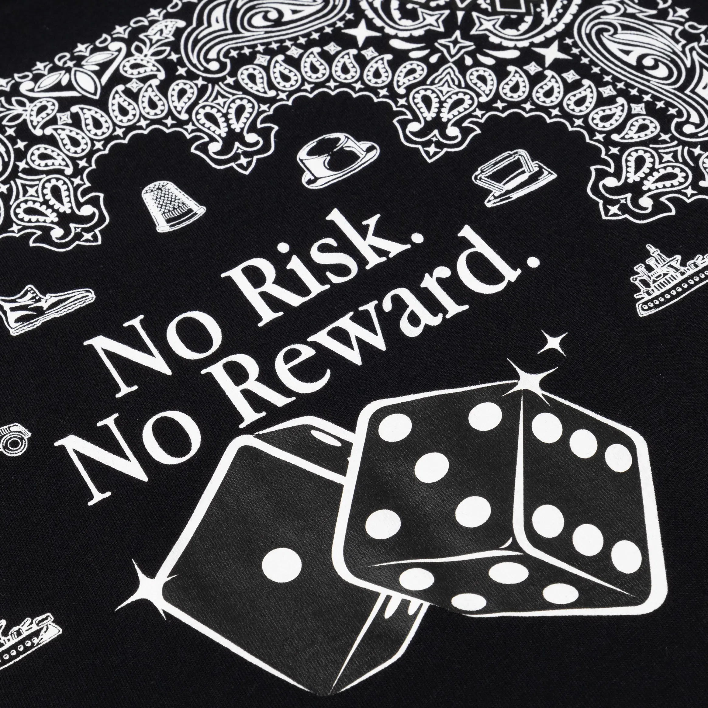 MONOPOLY X SP SP x Monopoly Take The Risk Mens Short Sleeve Shirt (Black/White)