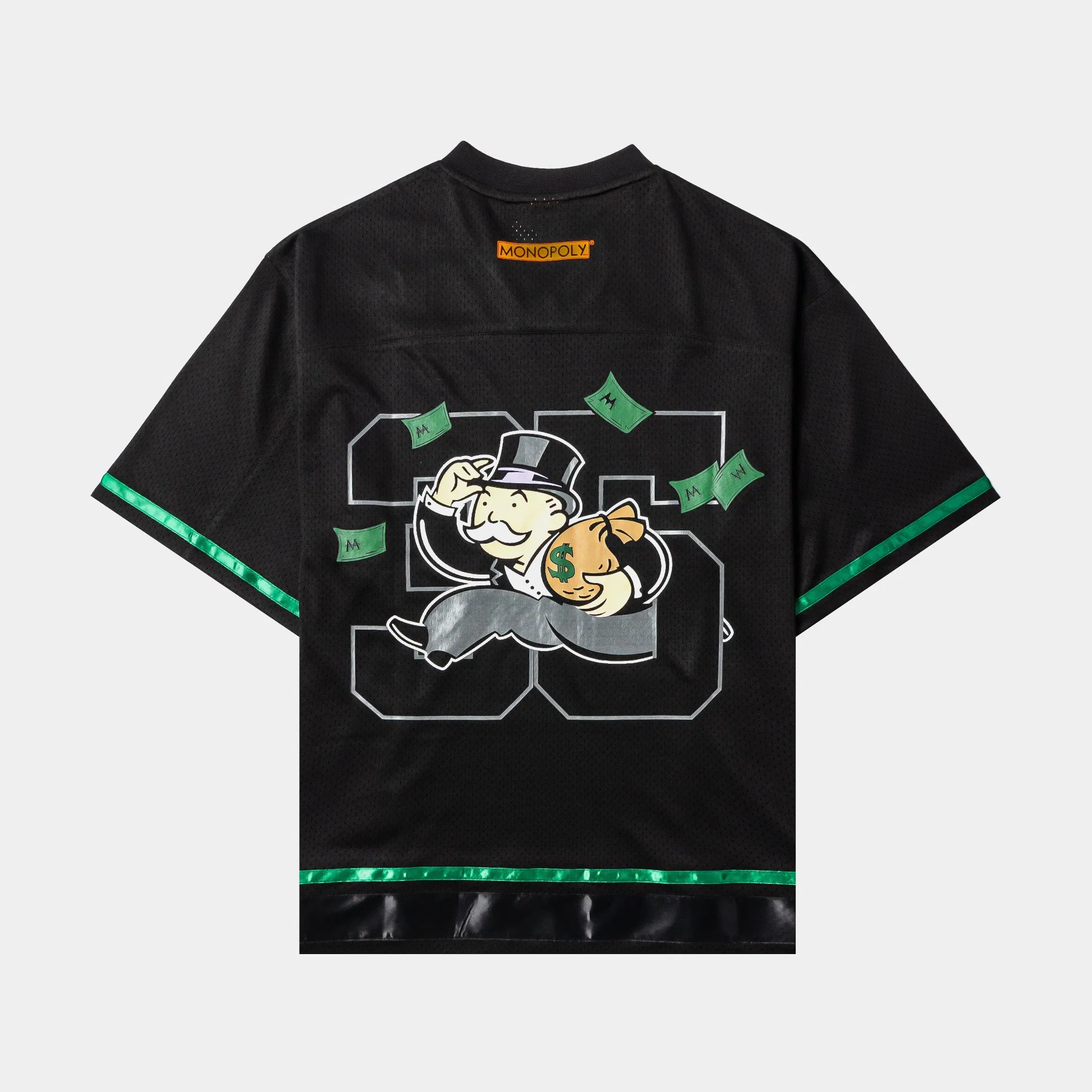 MONOPOLY X SP SP x Monopoly Sports Mesh Mens Jersey (Black/Green)
