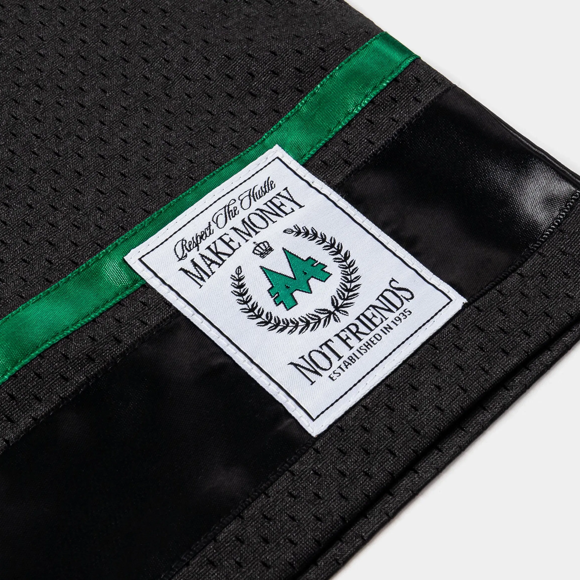 MONOPOLY X SP SP x Monopoly Sports Mesh Mens Jersey (Black/Green)