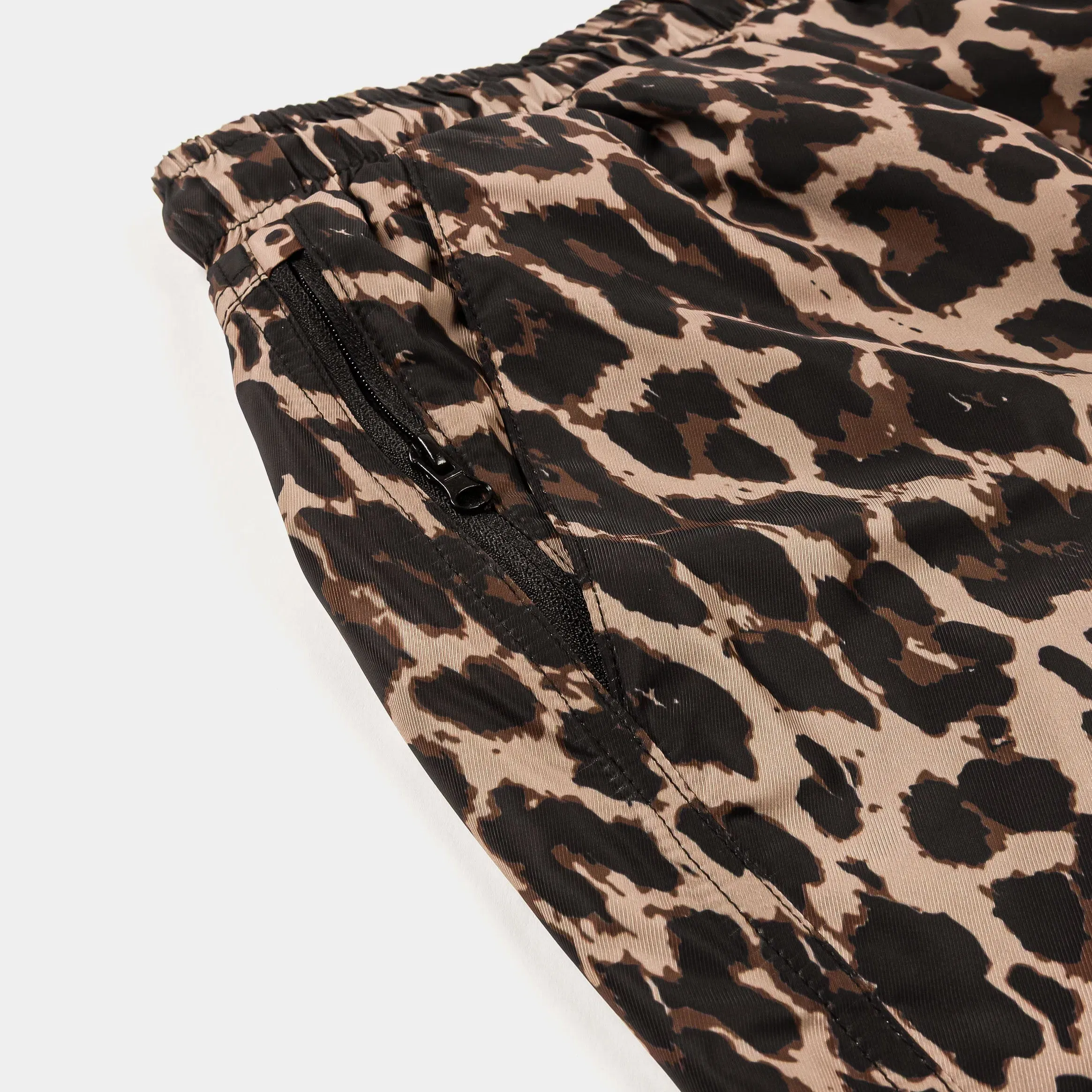 MAISON ARTICLE Leopard Hybrid Mens Shorts (Brown/Beige)