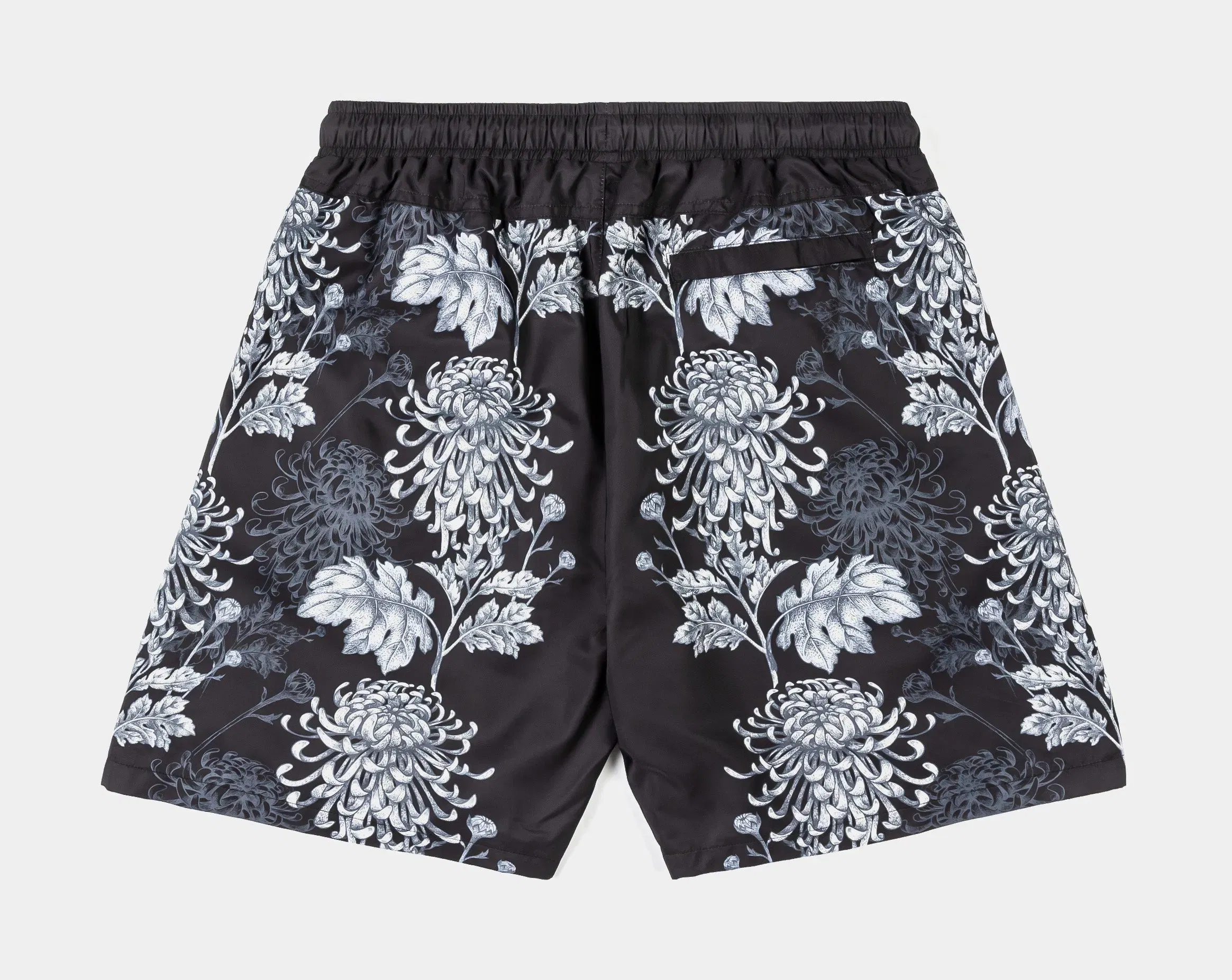 MAISON ARTICLE Floral Split Hybrid Mens Shorts (Black/Grey)