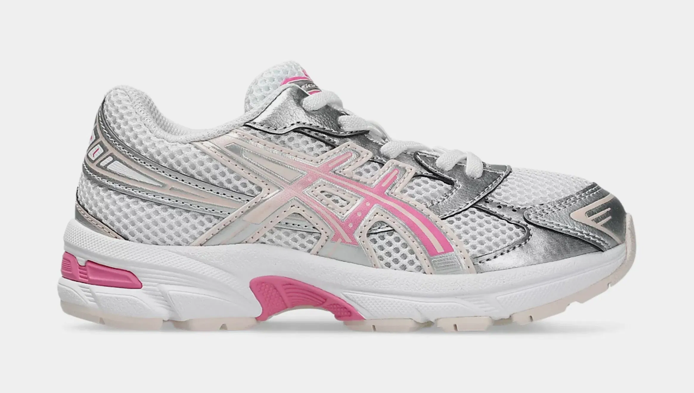 ASICS Gel 1130 Preschool Running Shoes (White/Dragon Fruit)