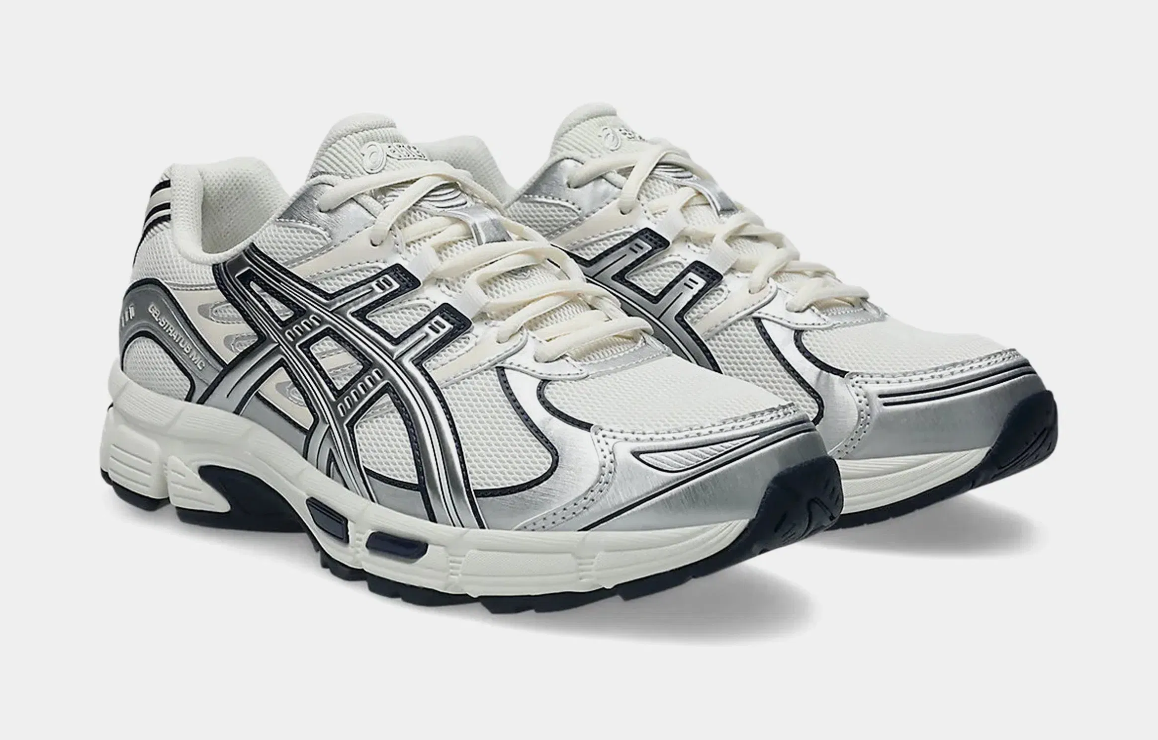 ASICS Gel Stratus MC Mens Running Shoes (Cream/Pure Silver)