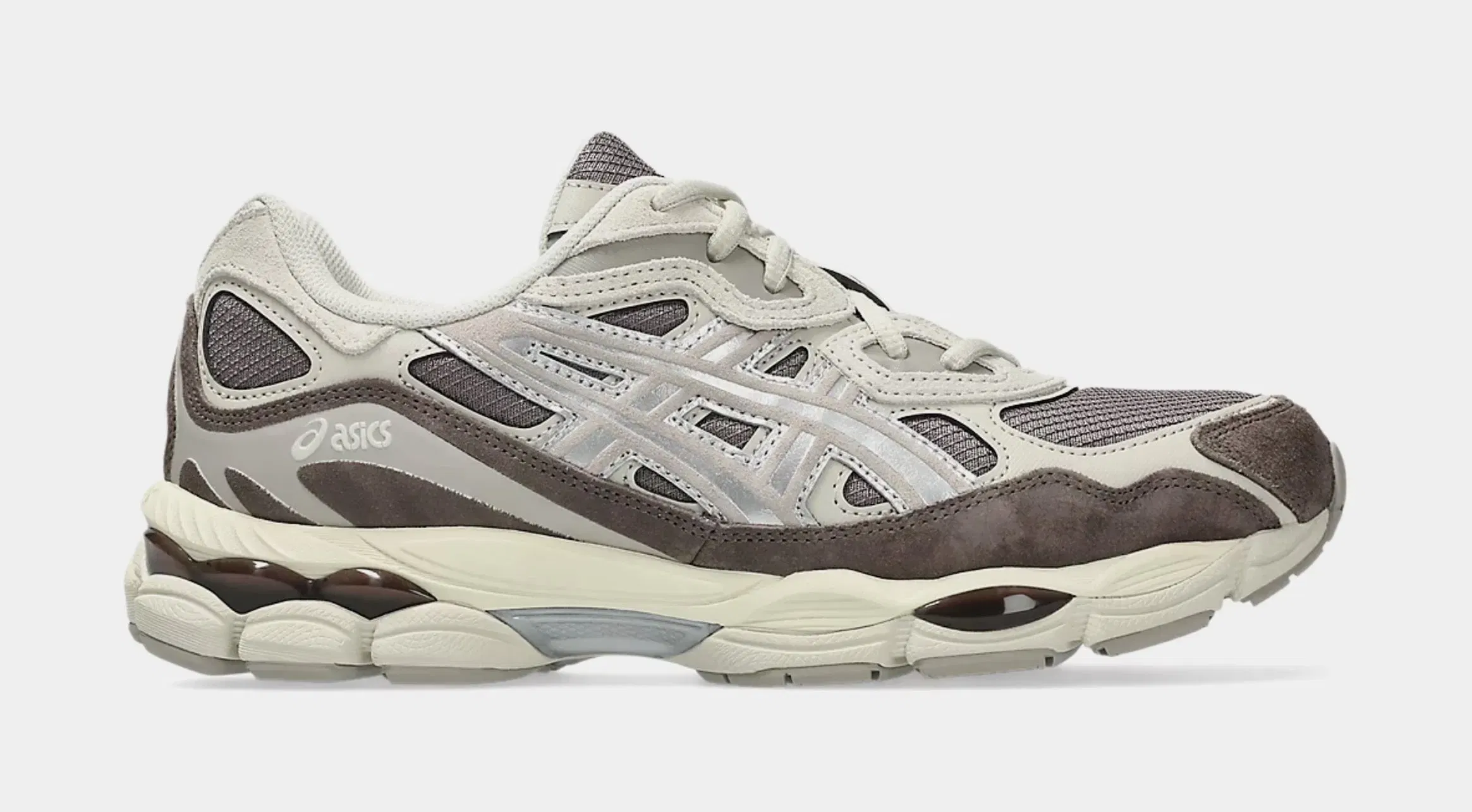 ASICS Gel-NYC Mens Running Shoes (Cocoa Powder/Pure Silver)