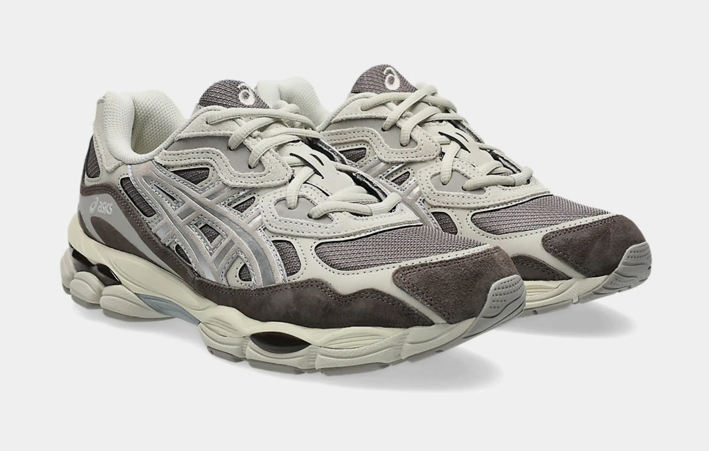 ASICS Gel-NYC Mens Running Shoes (Cocoa Powder/Pure Silver)