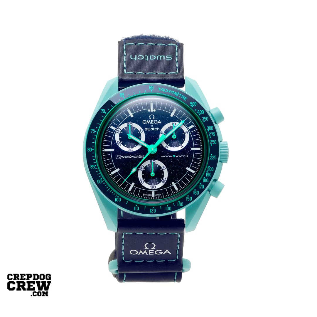 Swatch x Omega Bioceramic Moonswatch Mission On Earth Polar Lights SO33L103