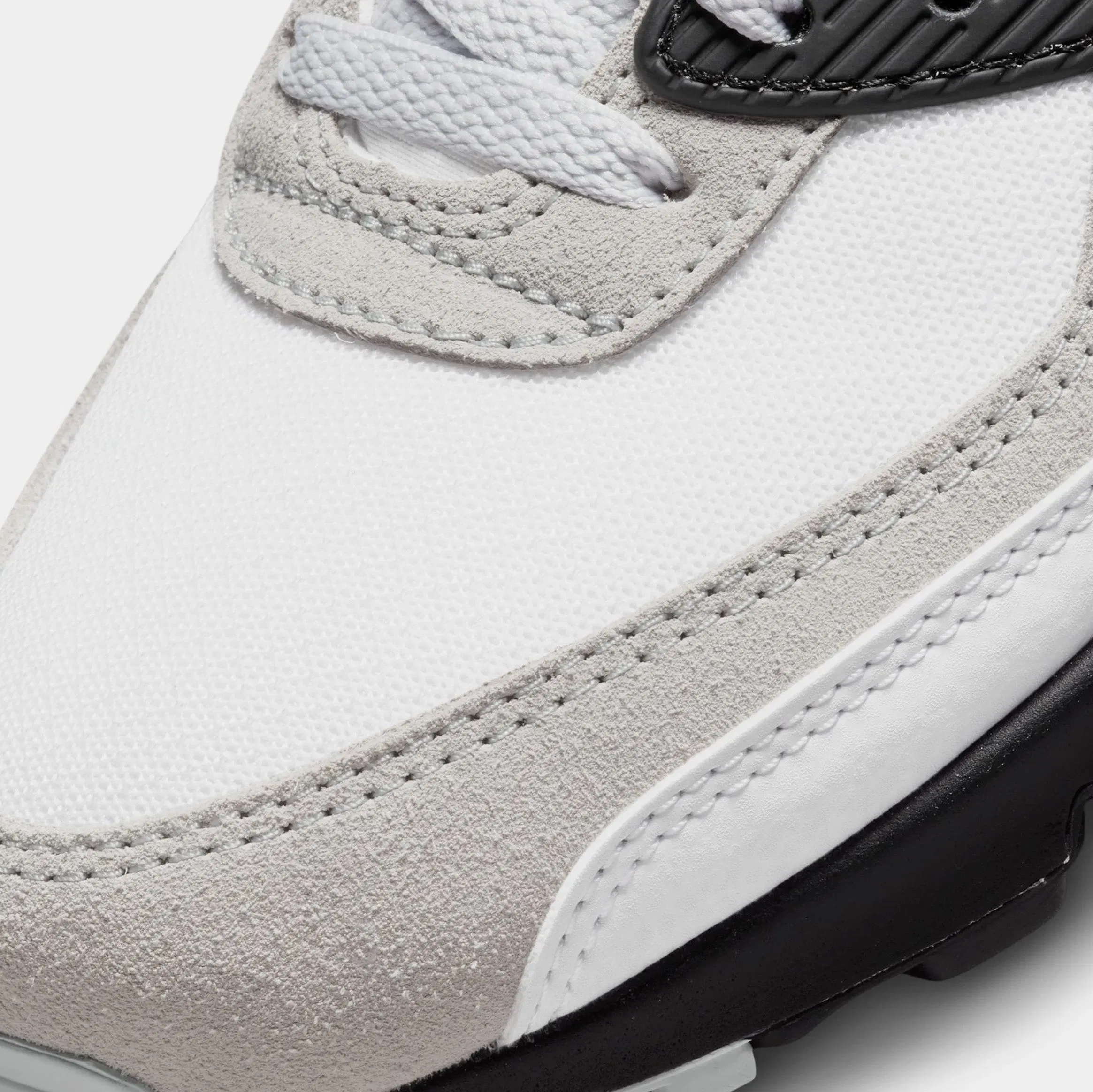 Nike Air Max 90 White Black Hot Curry Mens Running Shoes (White/Black/Hot Curry/Pure Platinum)