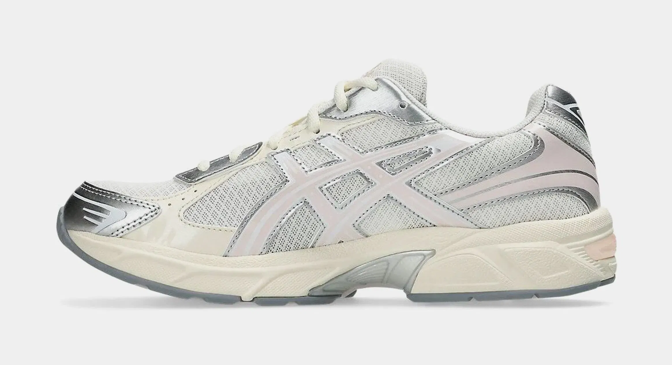 ASICS Gel 1130 Mens Running Shoes (Cream/Pink Cloud)