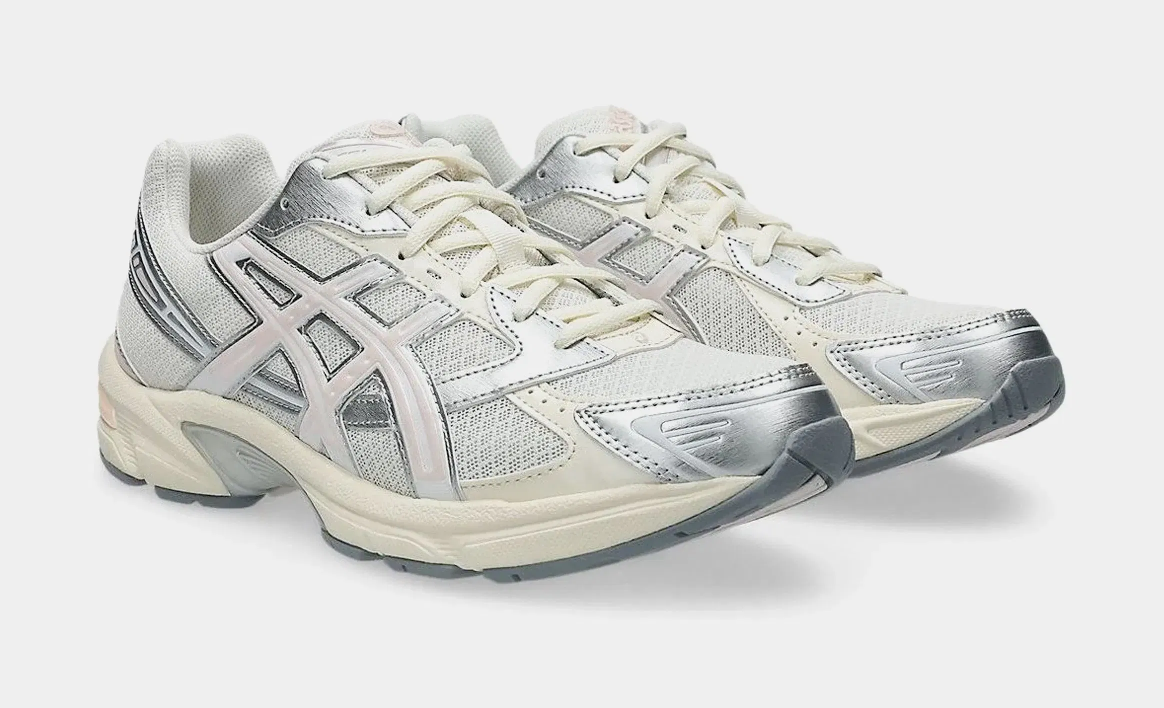 ASICS Gel 1130 Mens Running Shoes (Cream/Pink Cloud)