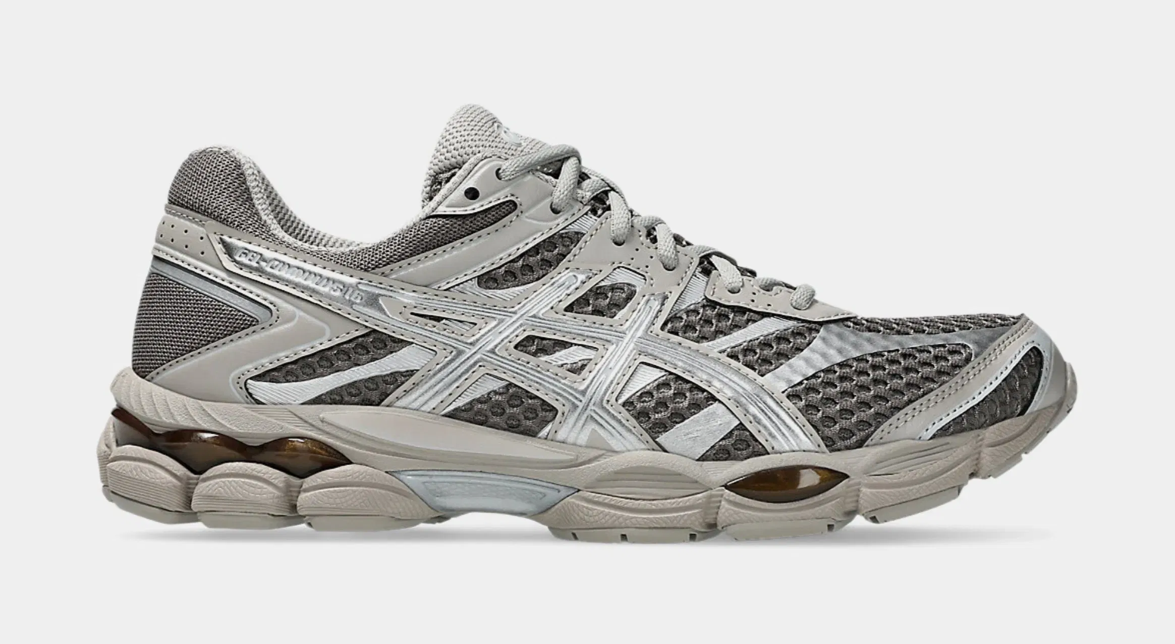ASICS Gel Cumulus 16 Mens Running Shoes (Cocoa Powder/Pure Silver)