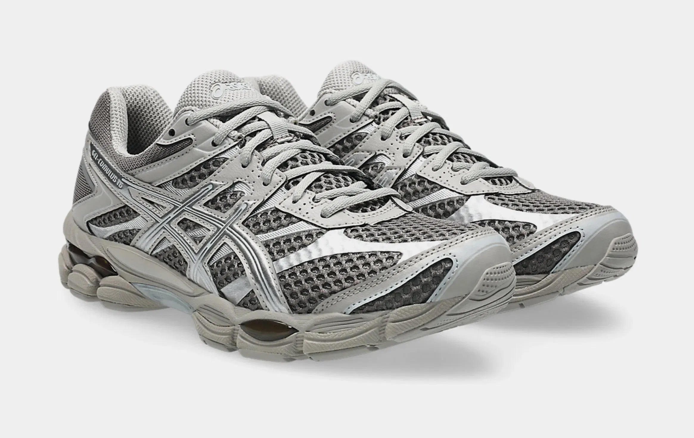 ASICS Gel Cumulus 16 Mens Running Shoes (Cocoa Powder/Pure Silver)