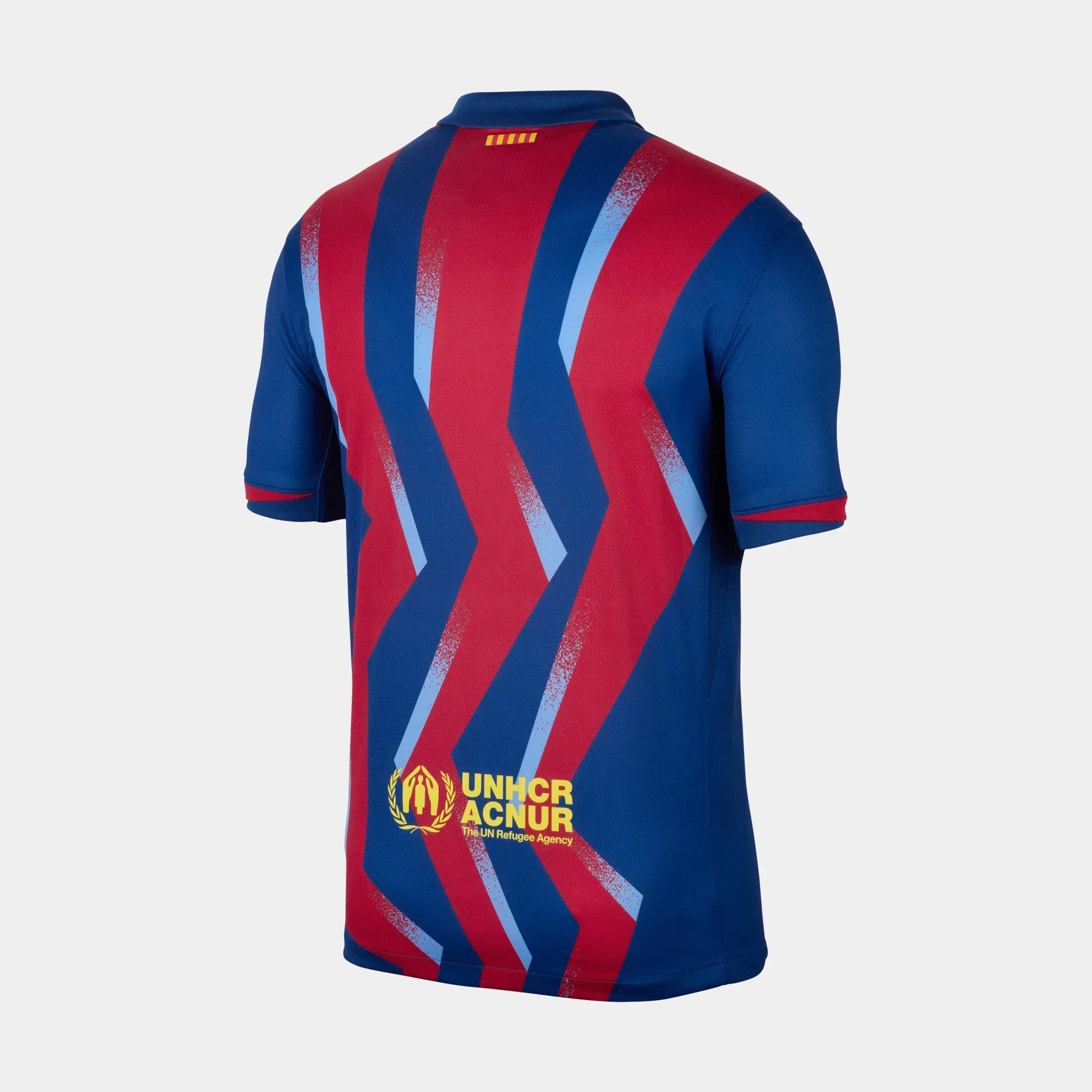 Nike FC Barcelona 2025/26 Stadium Fourth Dri Fit Replica Mens Jersey (Gym Blue/Gym Blue/Salsa Red/Opti Yellow)