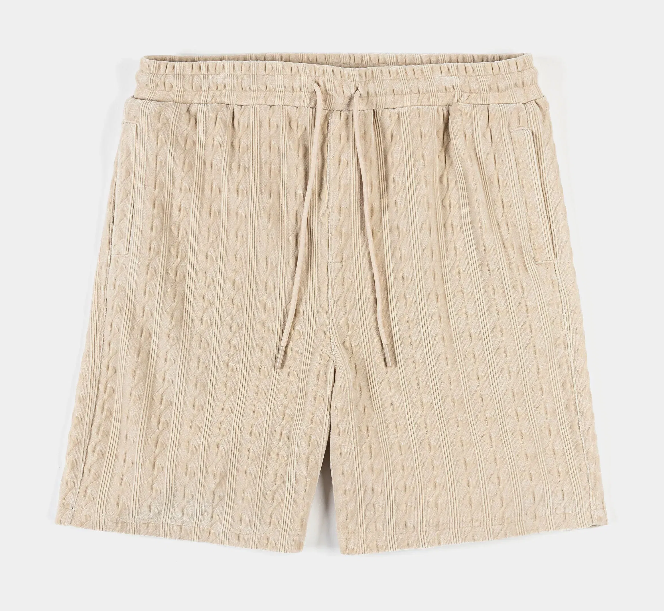 MAISON ARTICLE Chenille Mens Shorts (Cream)