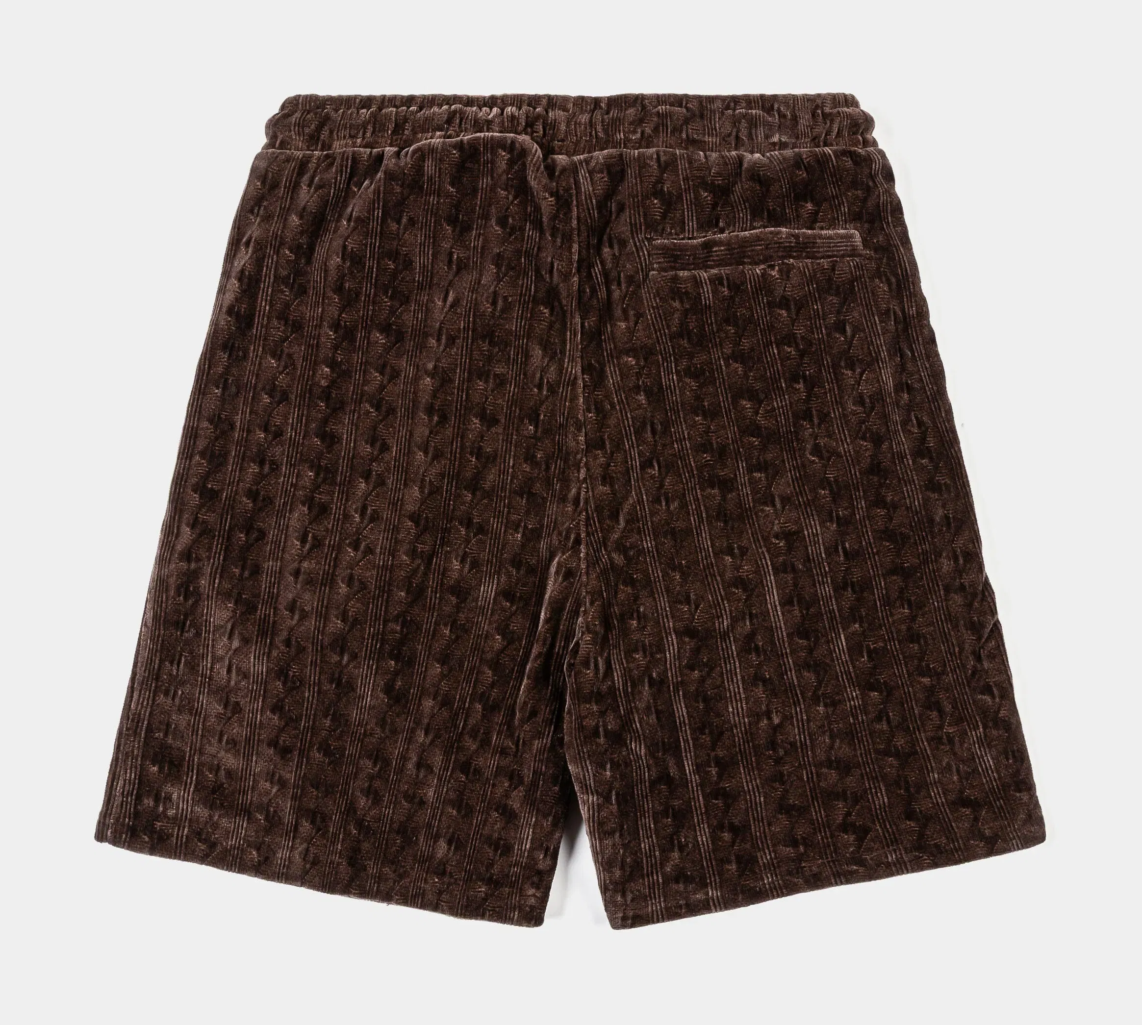 MAISON ARTICLE Chenille Mens Shorts (Brown)