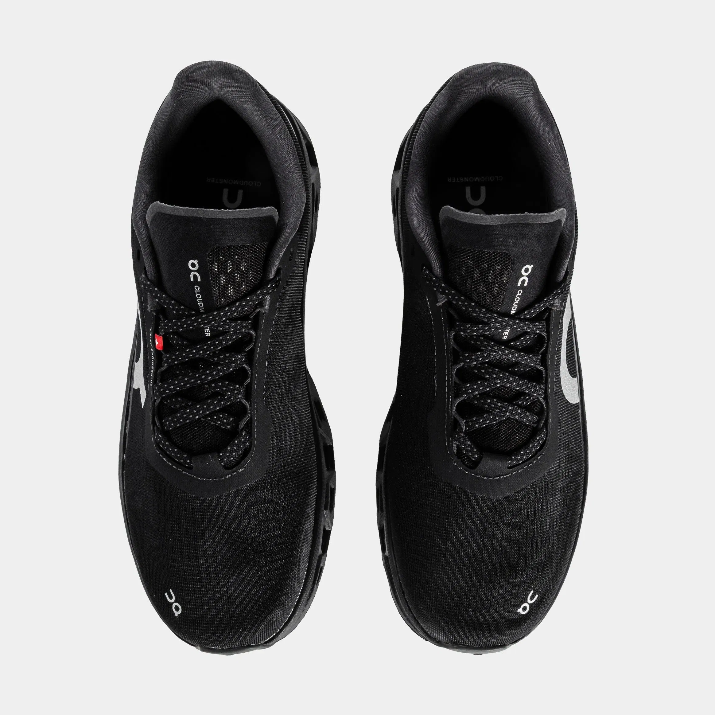 On Running Cloudmonster 1 Mens Running Shoes (Black/Grey)